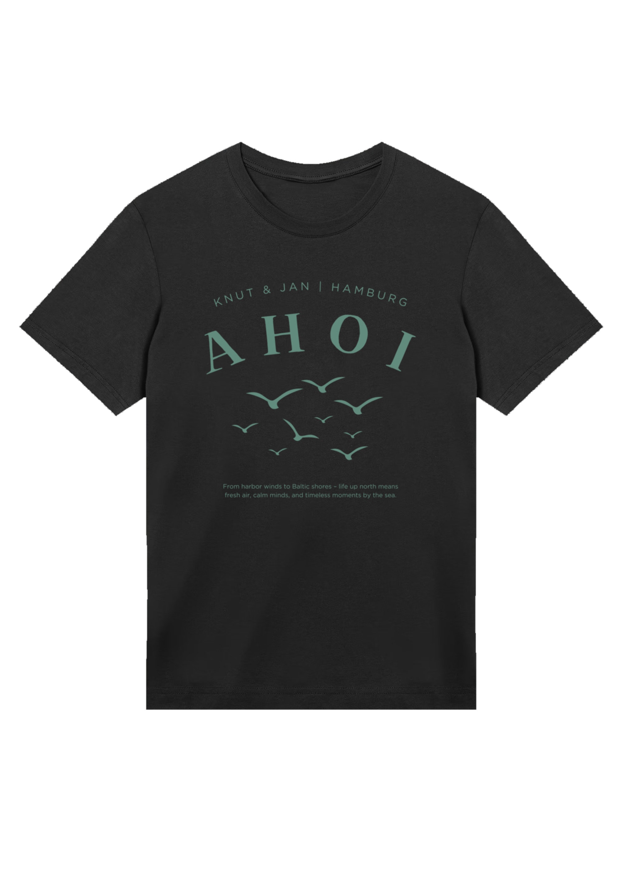 F4NT4STIC T-Shirt »Ahoi Möwe Knut und Jan«, Osteee Kollektion, Urlaub, Ahoi Moin