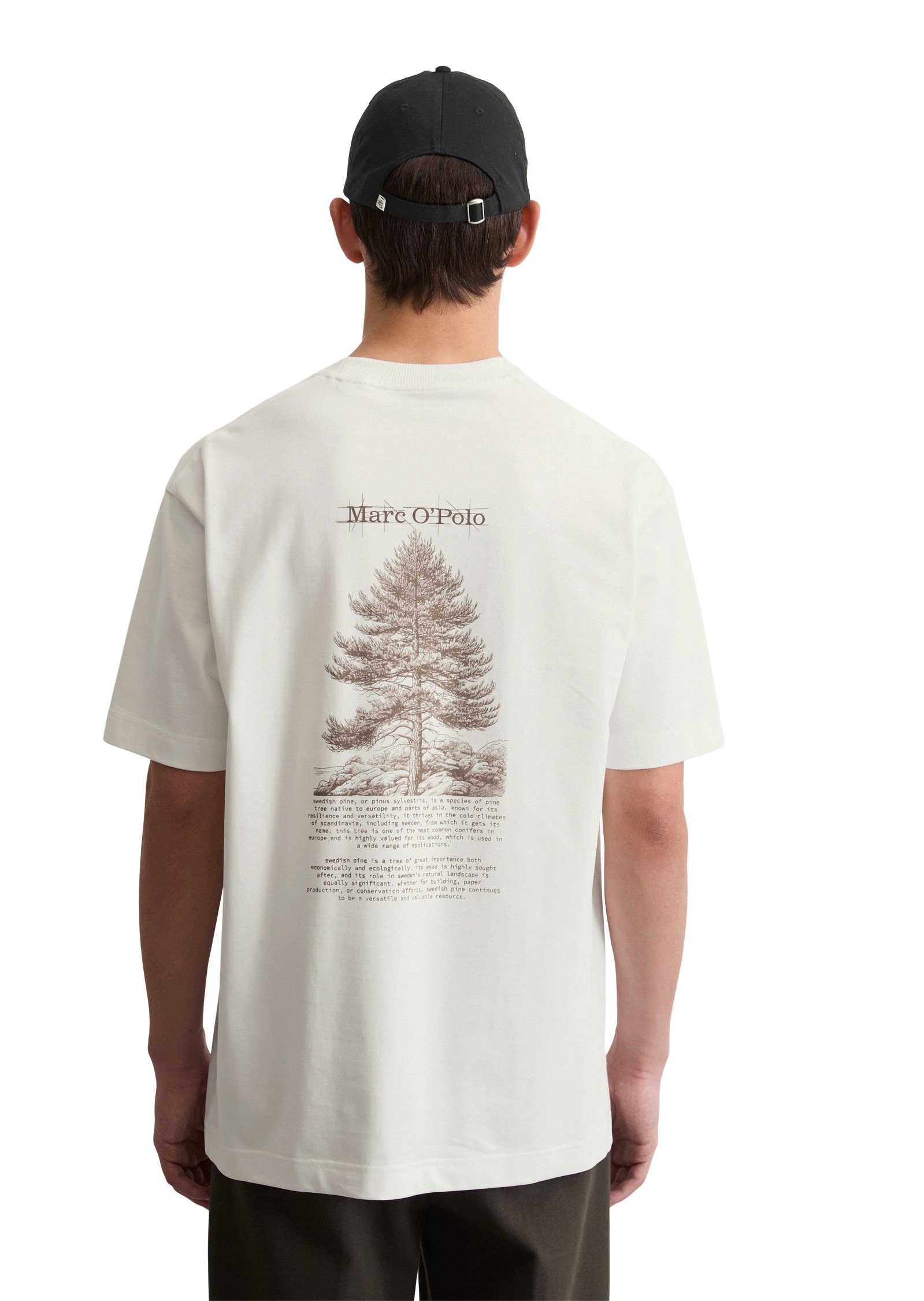Marc O'Polo T-Shirt »mit Natur-Rückenprint«