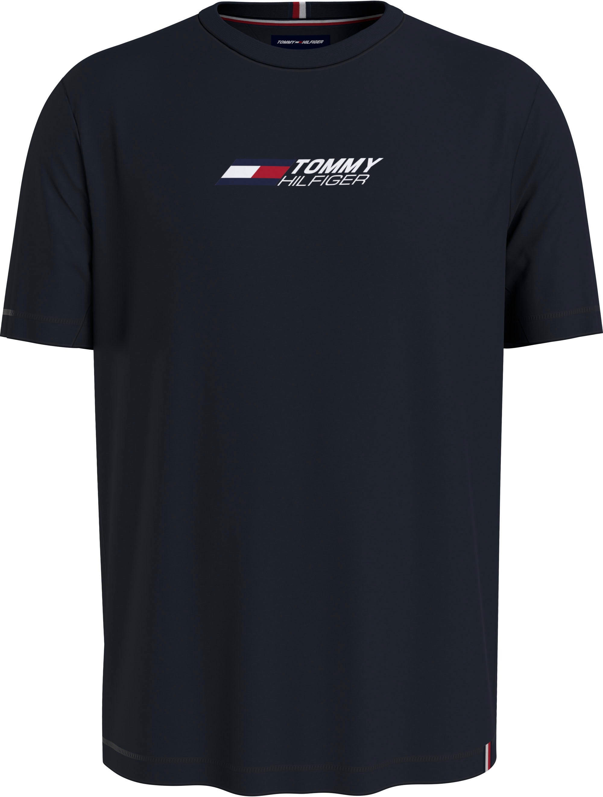 T-Shirt »ESSENTIAL BIG LOGO TEE«, mit Tommy Hilfiger Logodruck auf der Brust