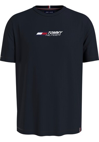 T-Shirt »ESSENTIAL BIG LOGO TEE«, mit Tommy Hilfiger Logodruck auf der Brust