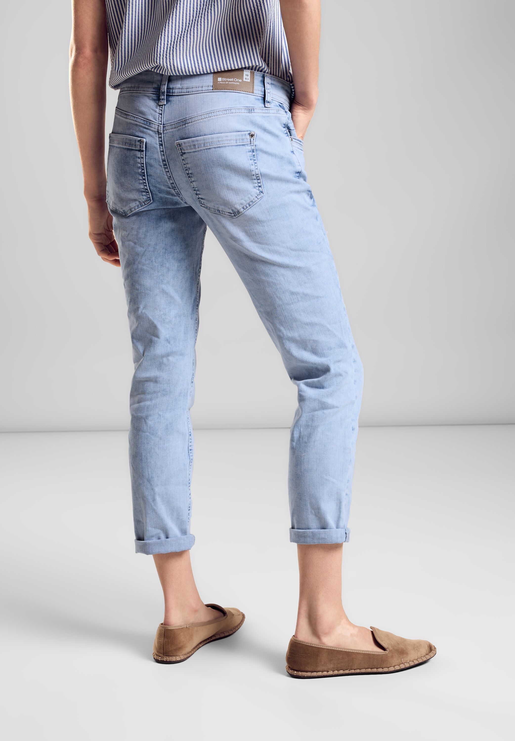 STREET ONE Comfort-fit-Jeans su Knopfleiste