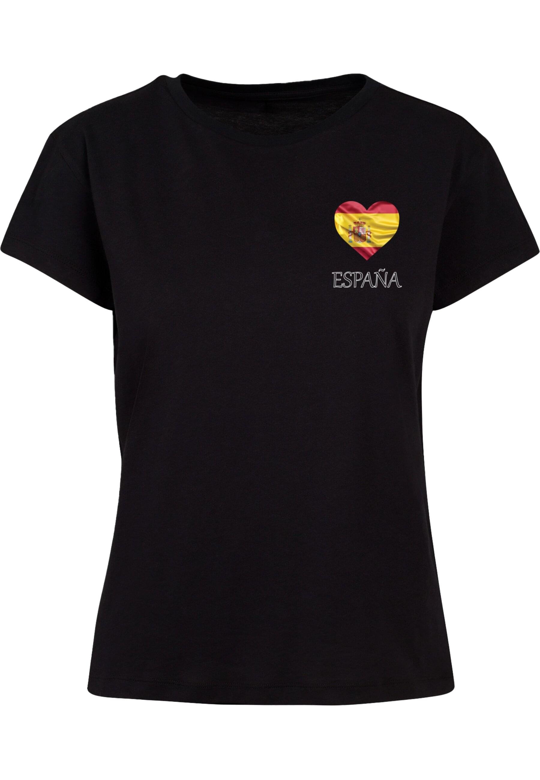 Merchcode T-Shirt "Merchcode Ladies Merchcode Football - Spain T-shirt" günstig online kaufen