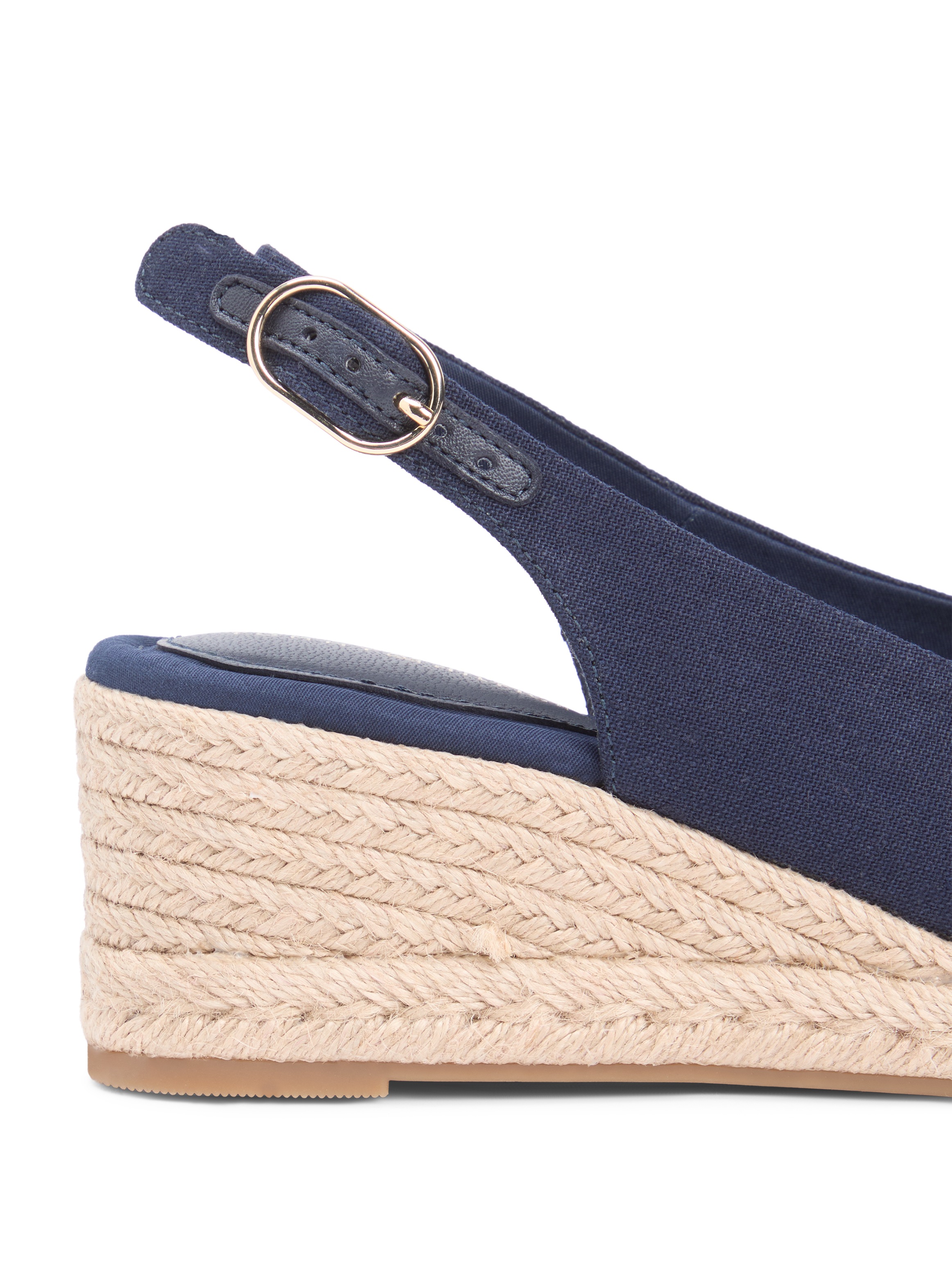 Tommy Hilfiger Keilsandalette "MID WEDGE ESPAD SLINGBACK" Sommerschuh, Riem günstig online kaufen
