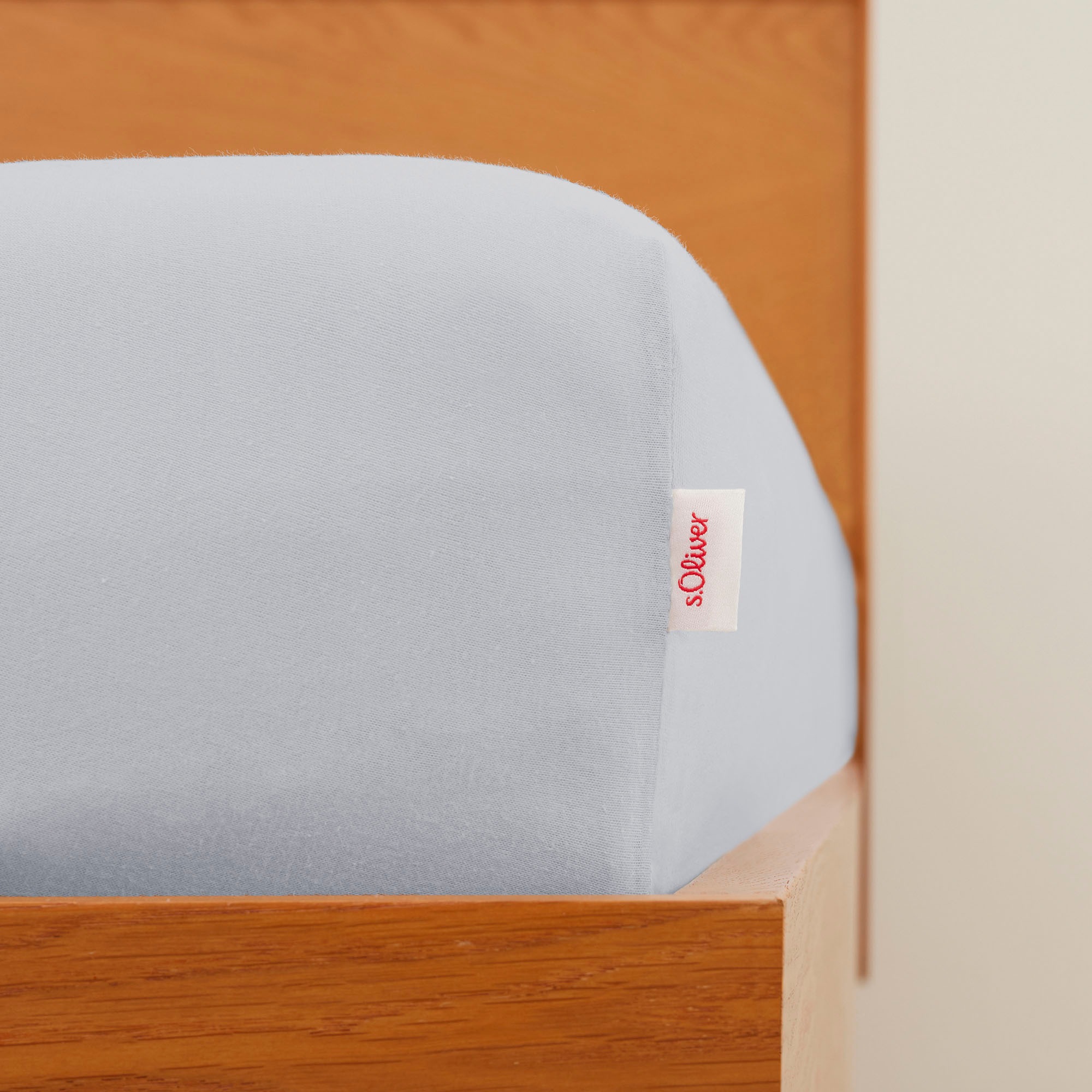 Thumbnail - s.Oliver Spannbettlaken "TABEA, 100% Baumwolle, 145 g/m²" Bettlaken für Matratzen bis 25 cm Höhe, perfekter Sitz, bügelf...