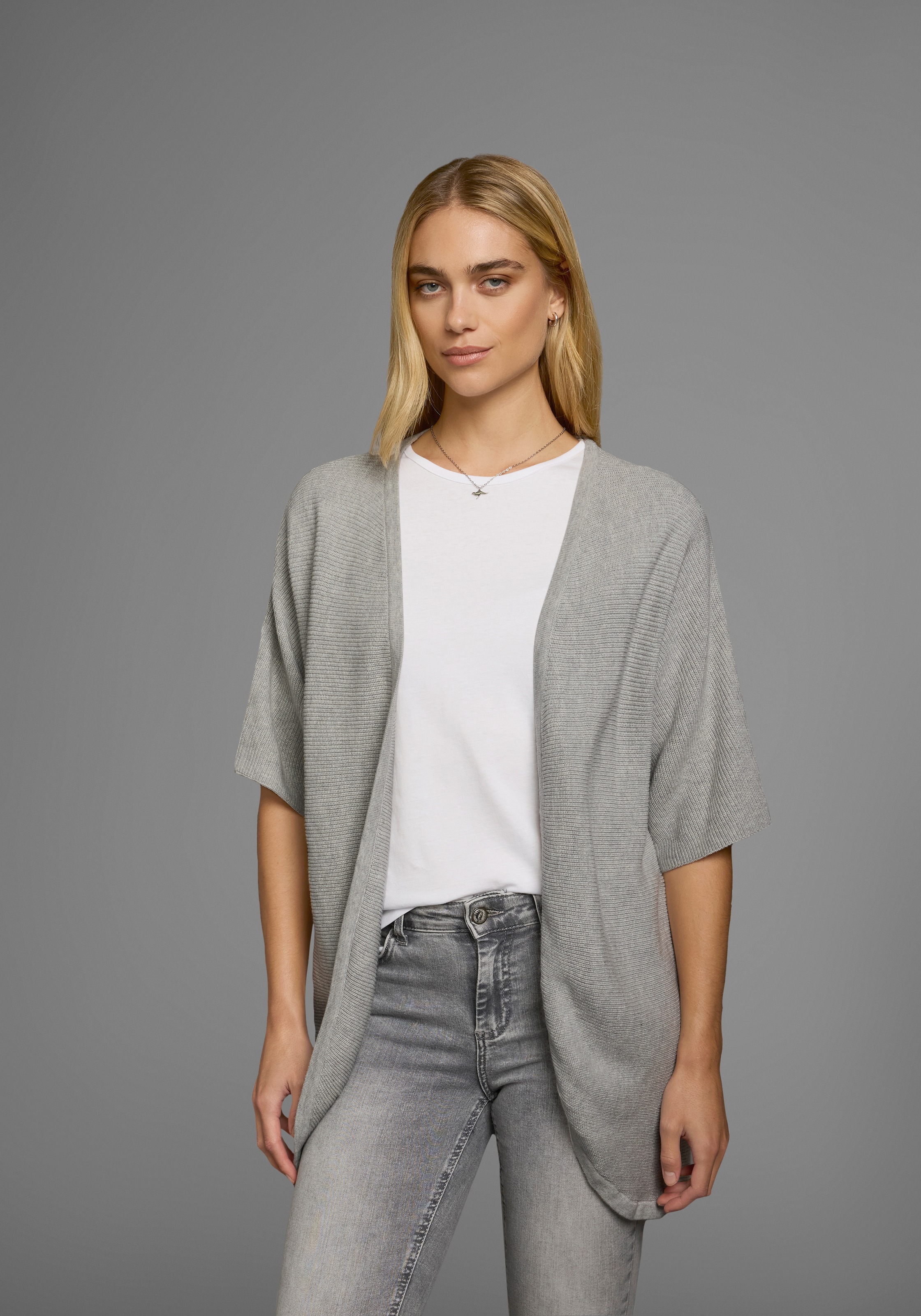 Flashlights Longstrickjacke, 2 Stk. in offener Form und 3/4 Ärmeln - im Set günstig online kaufen