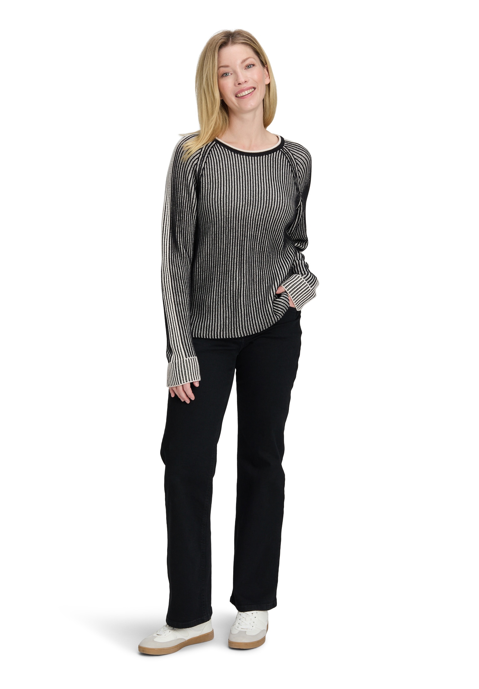 Betty Barclay Strickpullover »Damen Grobstrick-Pullover mit Rippenstruktur« 1 Stk. tlg.