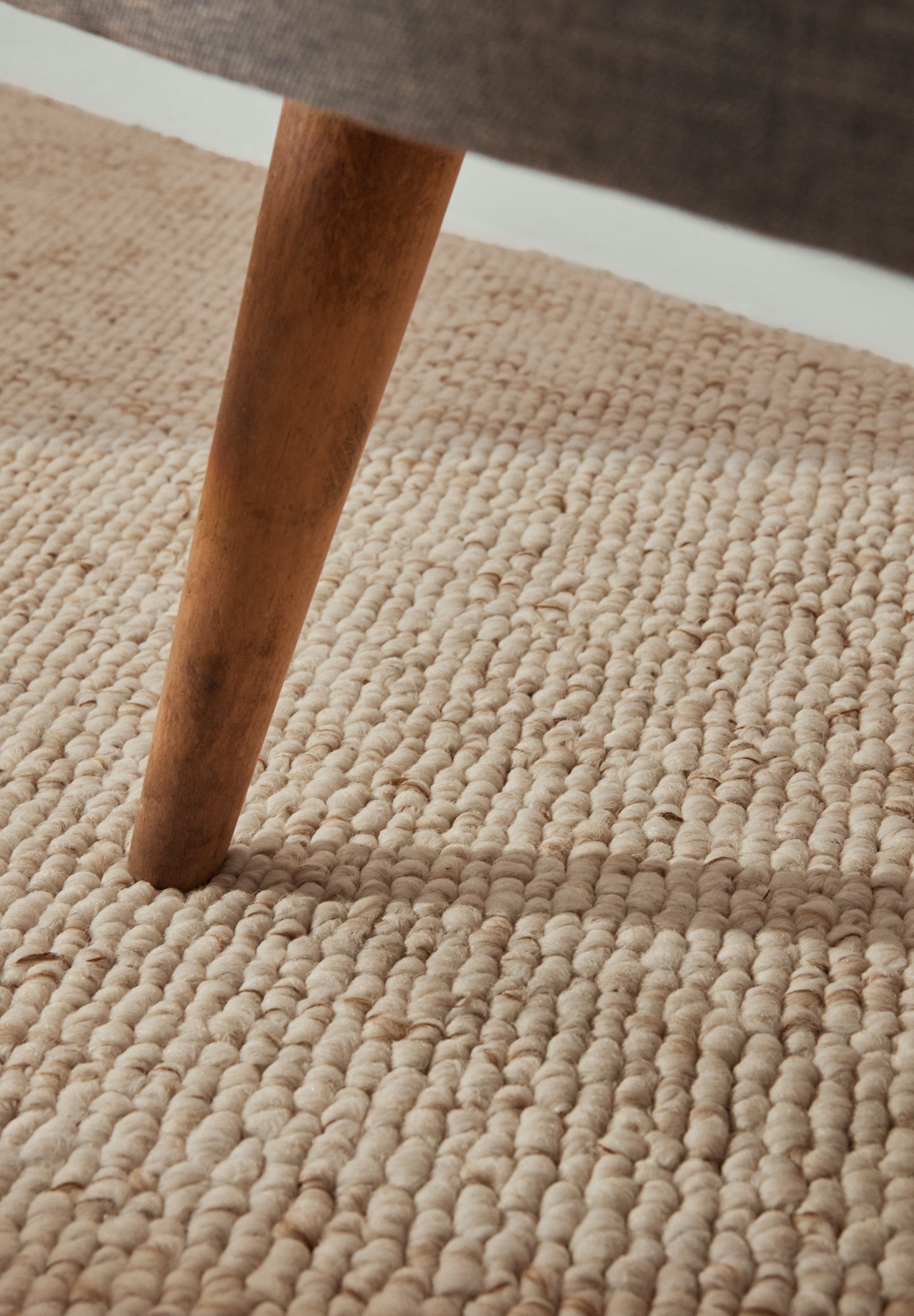 ELLE DECORATION Teppich »Rocco«, rechteckig, 10 mm Höhe, Nachhaltig, Läufer, waschbar, Wohnzimmer, Esszimmer, Woll-Optik
