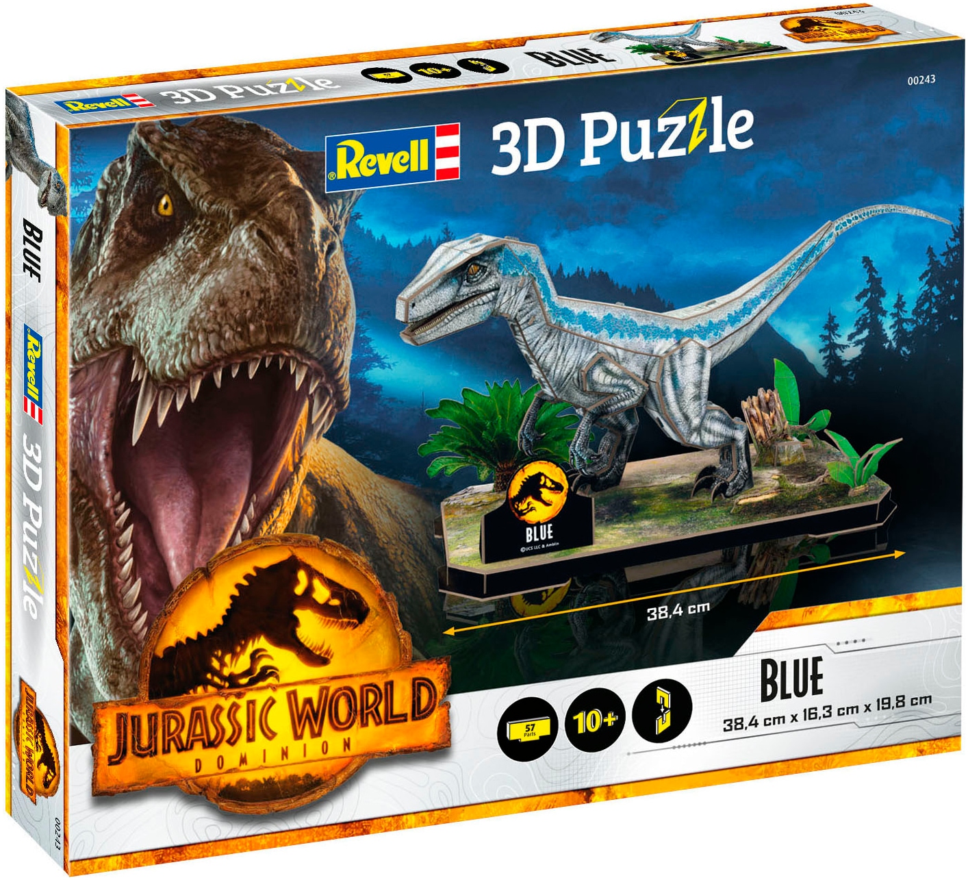 Revell® 3D-Puzzle »Jurassic World Dominion - Blue«