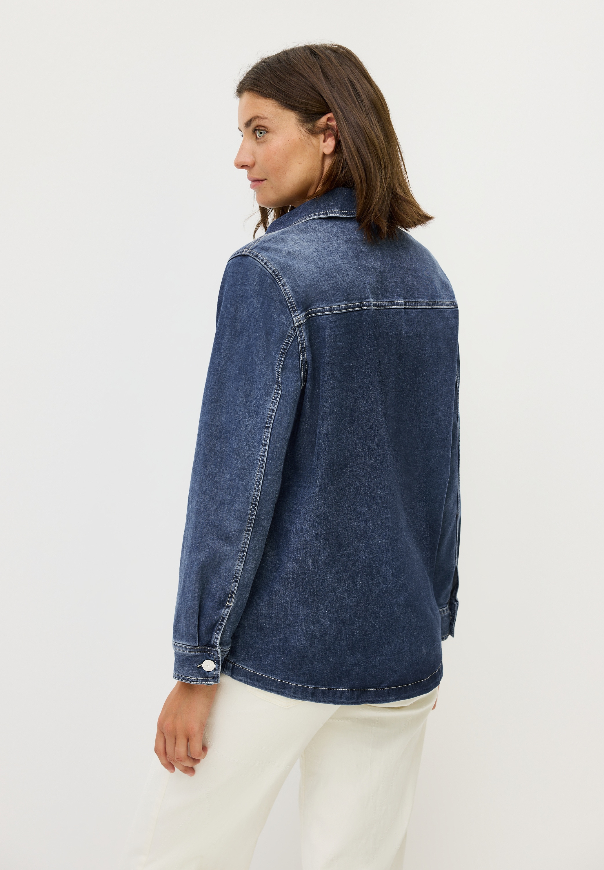 Cecil Jeansjacke, ohne Kapuze, aus Baumwolle mit Stretchanteil