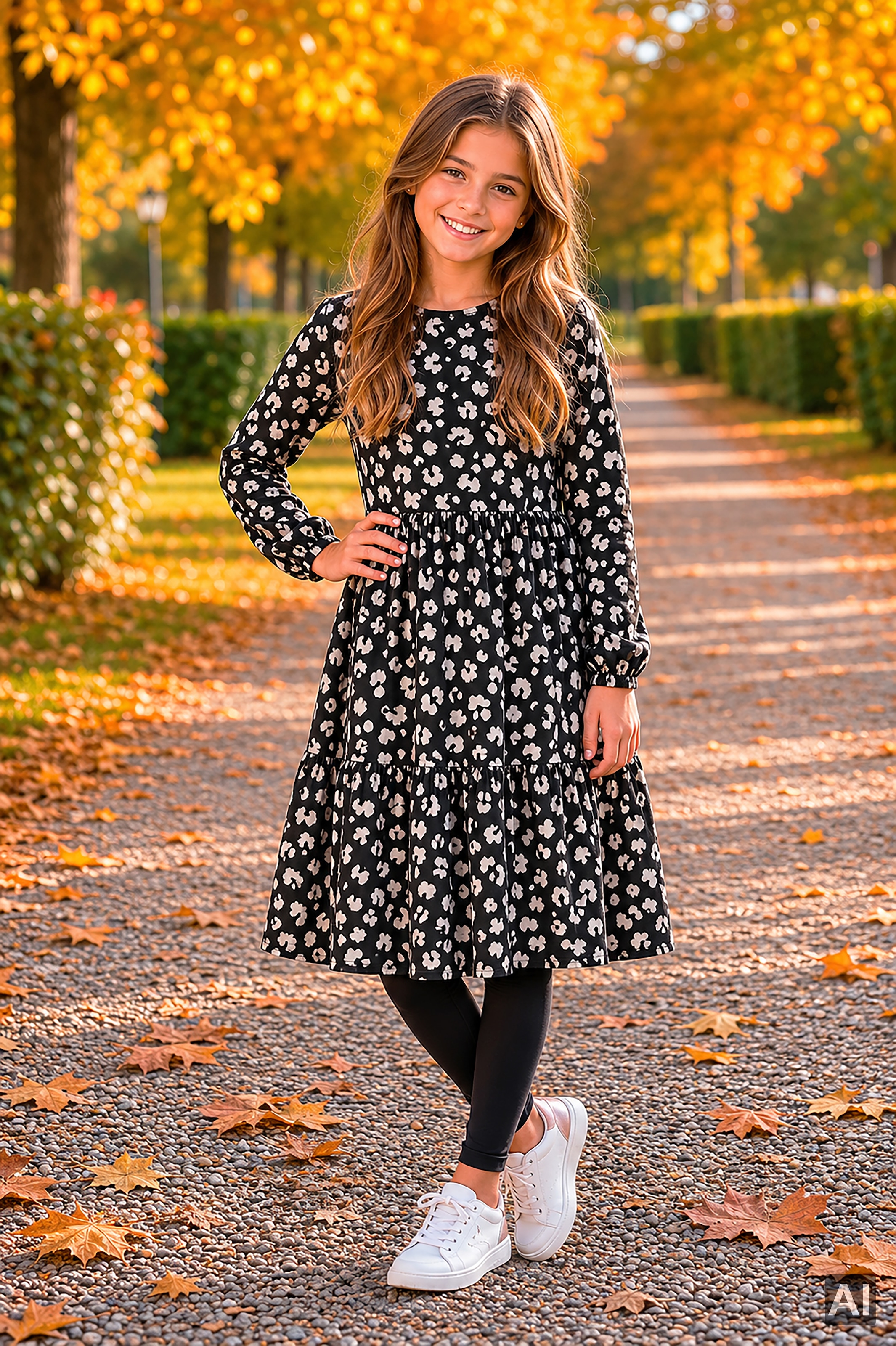 happy girls Druckkleid Viskose, Alloverdruck