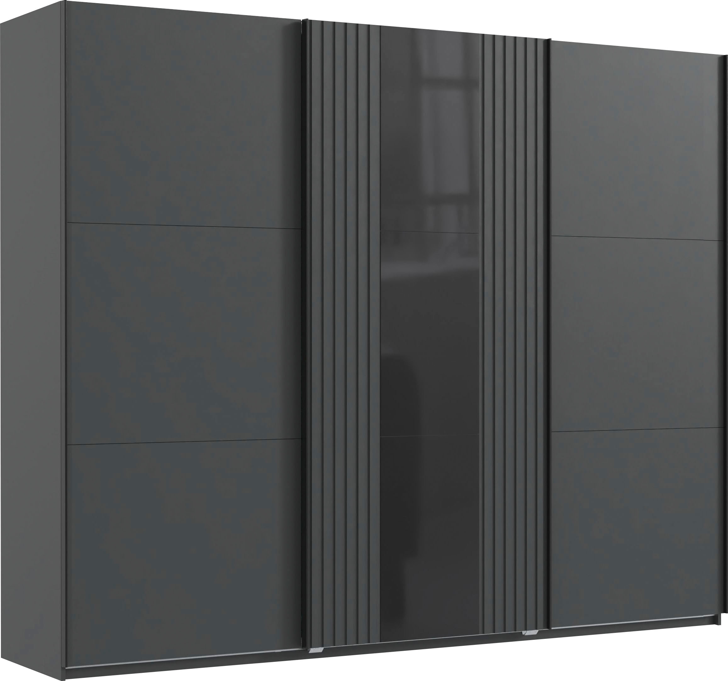 Wimex 1100000002199 "Atlanta by fresh to go" mit Akustikpaneel Optik (3D Leisten), Lamelle