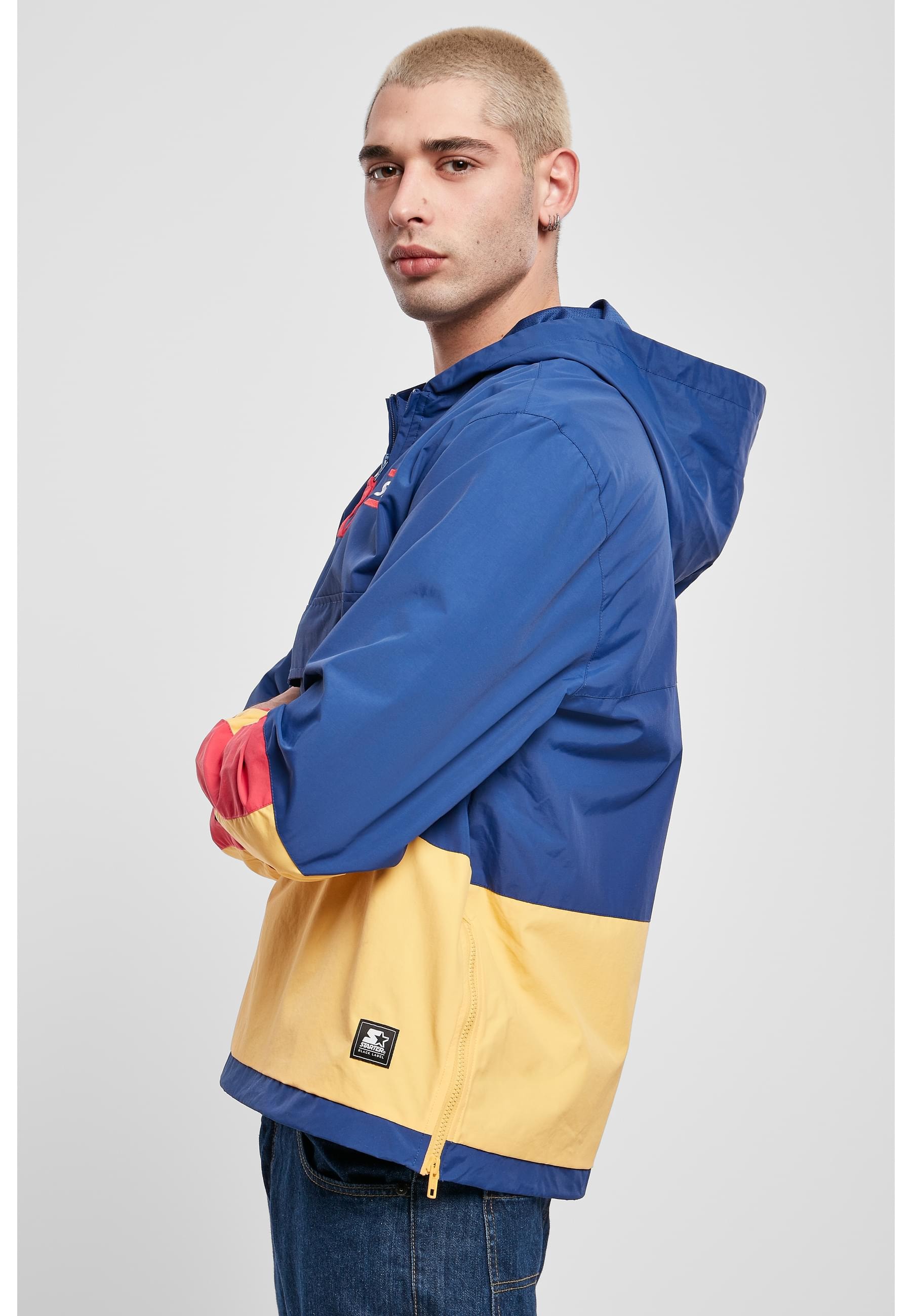 Starter Black Label Allwetterjacke »Starter Black Label Herren Starter Multicolored Logo Windbreaker« 1 Stk. tlg. mit Kapuze