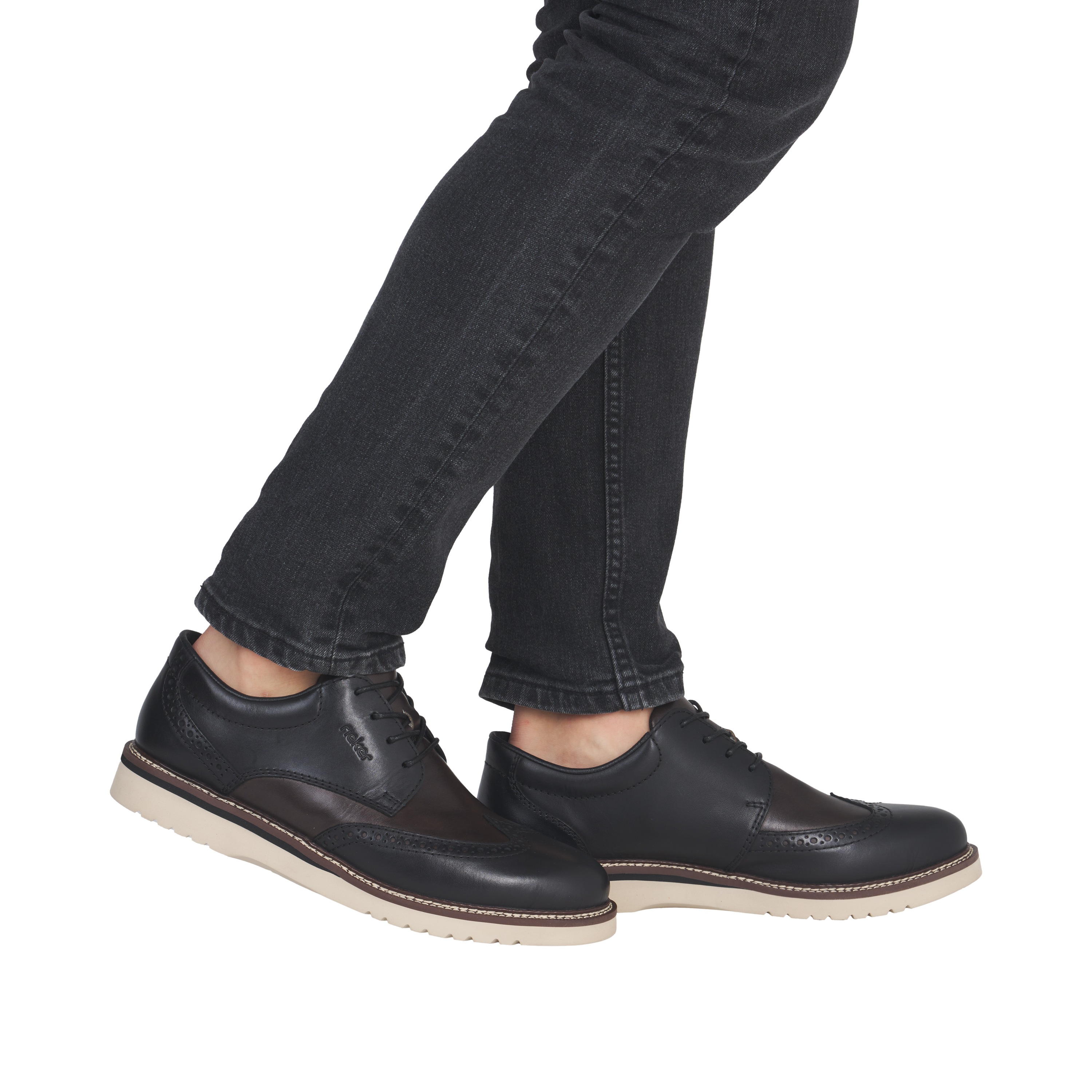 Thumbnail - Rieker Schnürschuh Schnürschuh, Business-Schnürer, Lyralochung, in bequemer Form