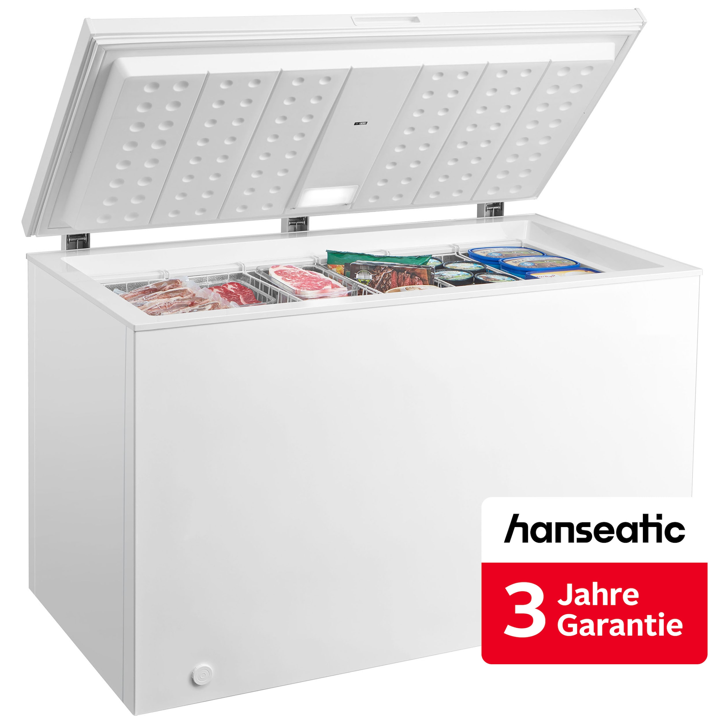 Hanseatic Gefriertruhe "HGT128C" 85 cm hoch 128,5 cm breit inkl. 3 Jahre Herstellergarantie