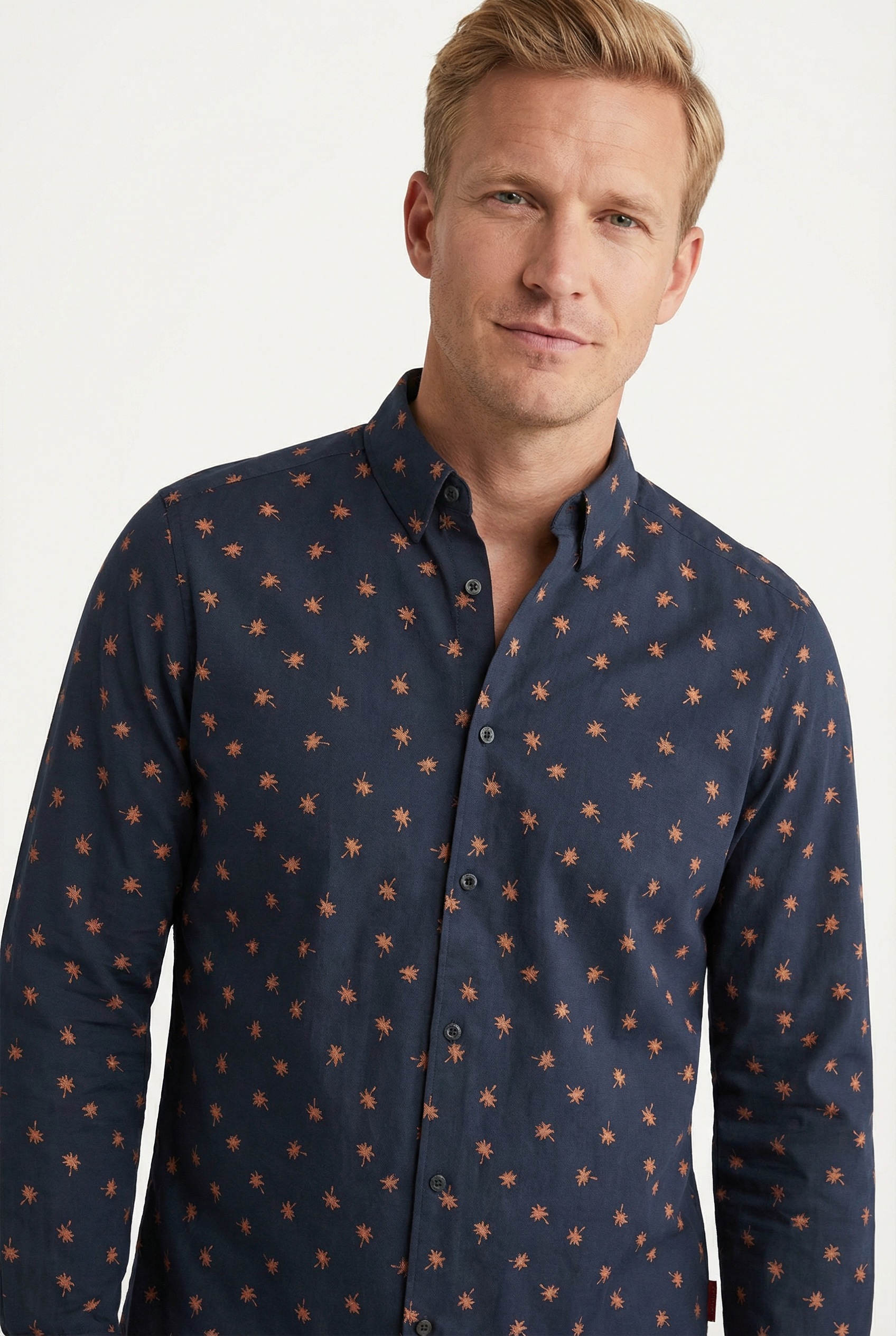 Joop Jeans Langarmhemd "Hansen" mit Alloverprint günstig online kaufen