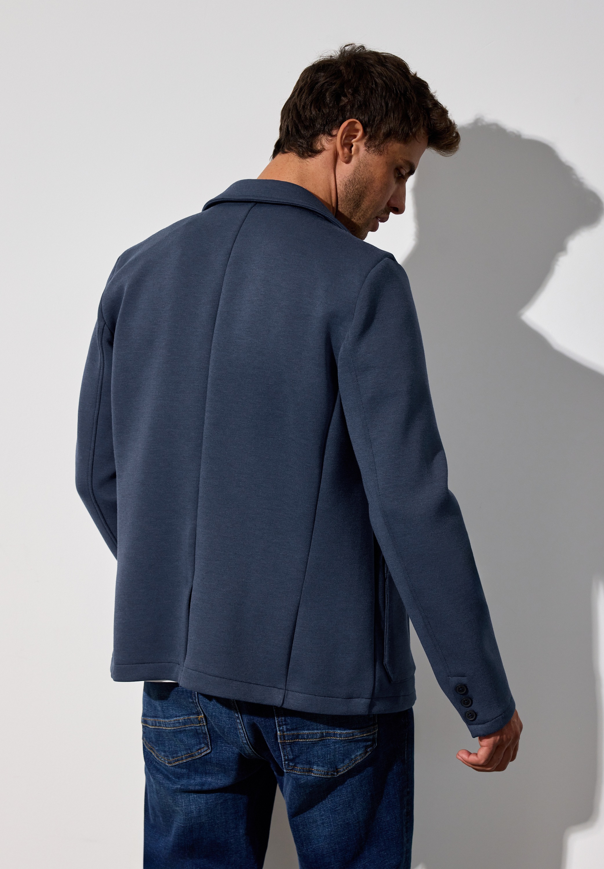 STREET ONE MEN Blouson, ohne Kapuze, aus elastischem Materialmix