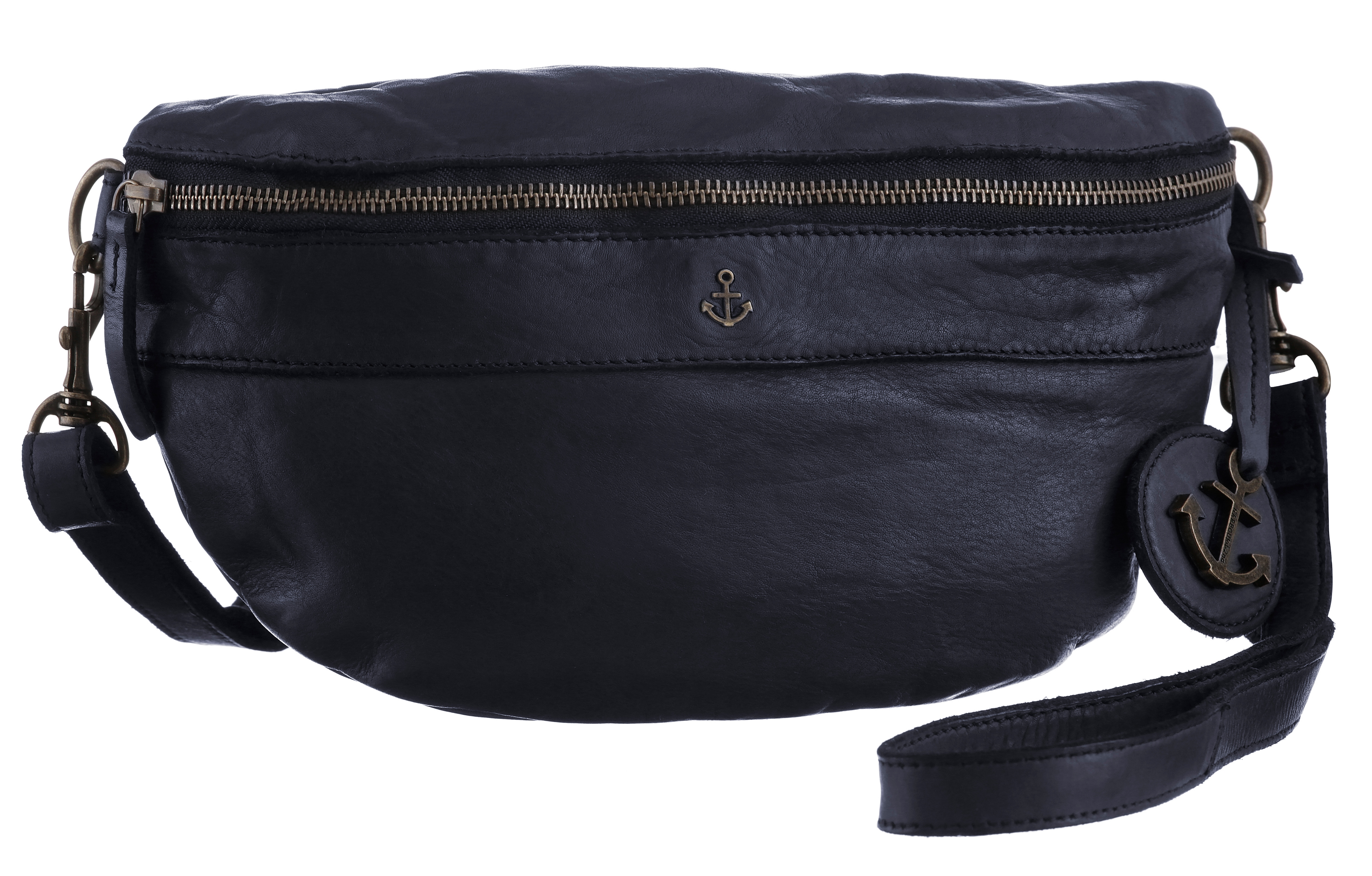 HARBOUR 2nd Gürteltasche "Jutta" Unisex Umhängetasche, Bauchtasche mit Ankeranhänger