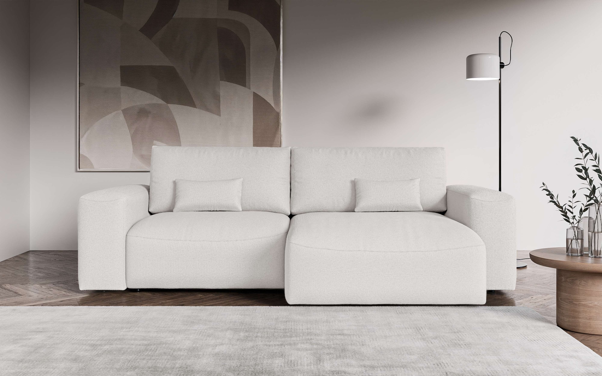 OTTO home Ecksofa "MATTS Schlafsofa mit Bettkasten, Maße B/T/H: 265/159/89 günstig online kaufen