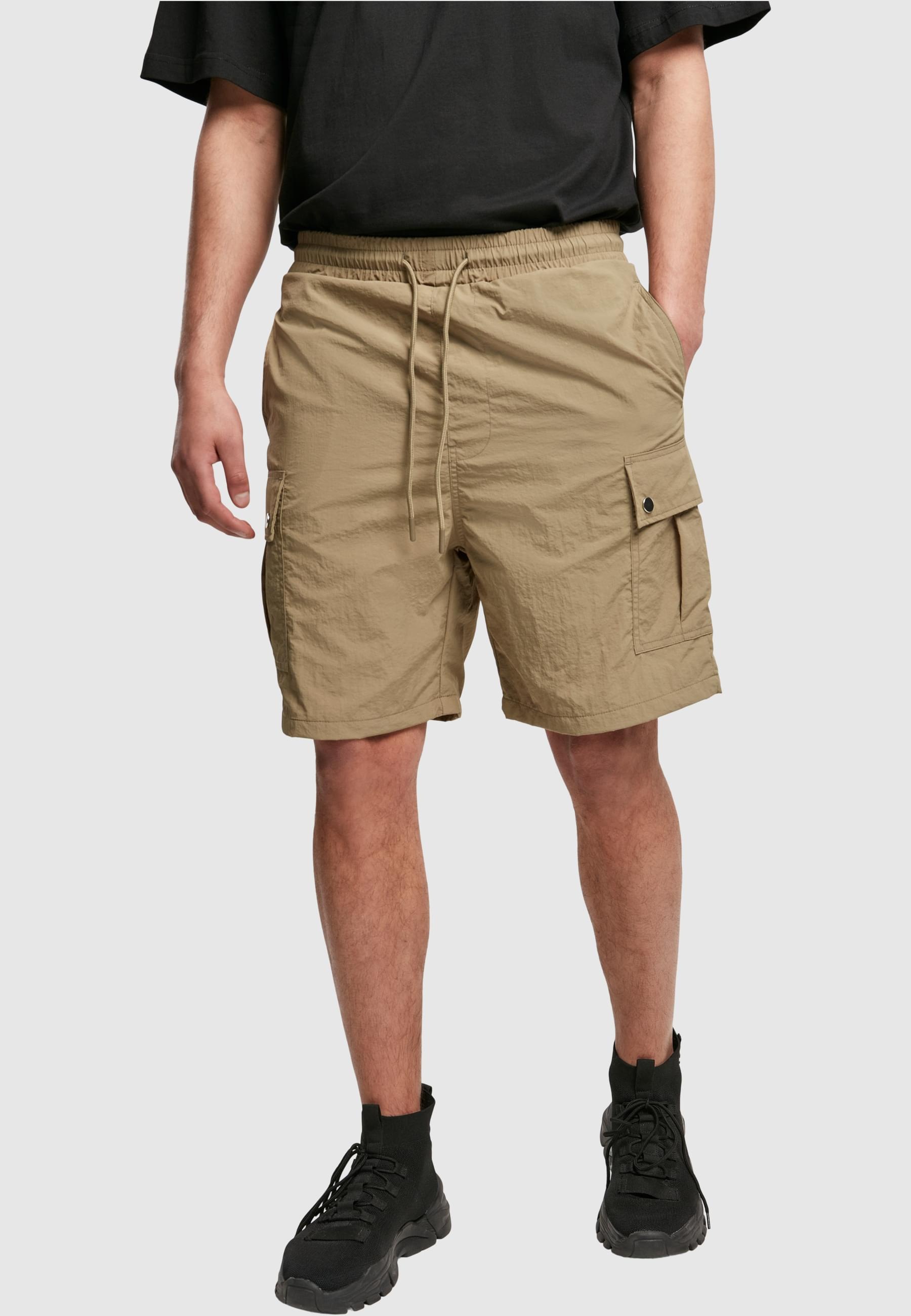 URBAN CLASSICS Cargohose »Urban Classics Herren Nylon Cargo Shorts«, (1 tlg.)