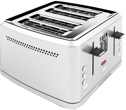 Gastroback Toaster "42396 Design Digital 4S", 4 kurze Schlitze, für 4 Scheiben, 1900 W