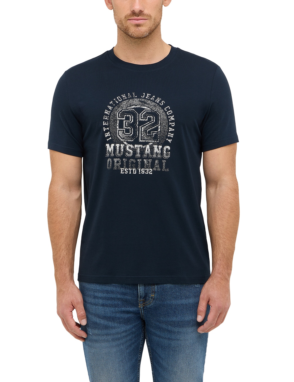 MUSTANG Kurzarmshirt "Herren Style Austin" günstig online kaufen