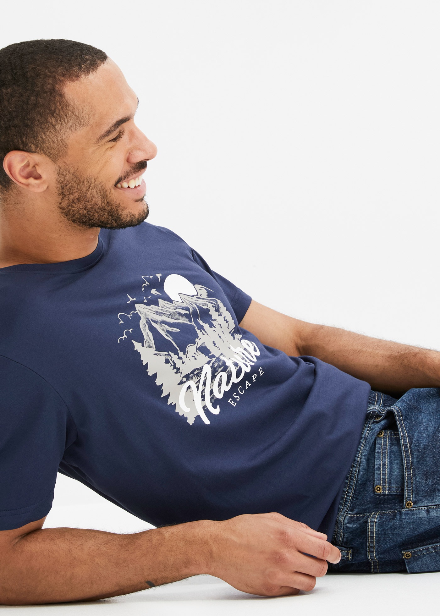 bonprix T-Shirt »T-Shirt aus reiner Baumwolle« T-Shirt aus reiner Baumwolle