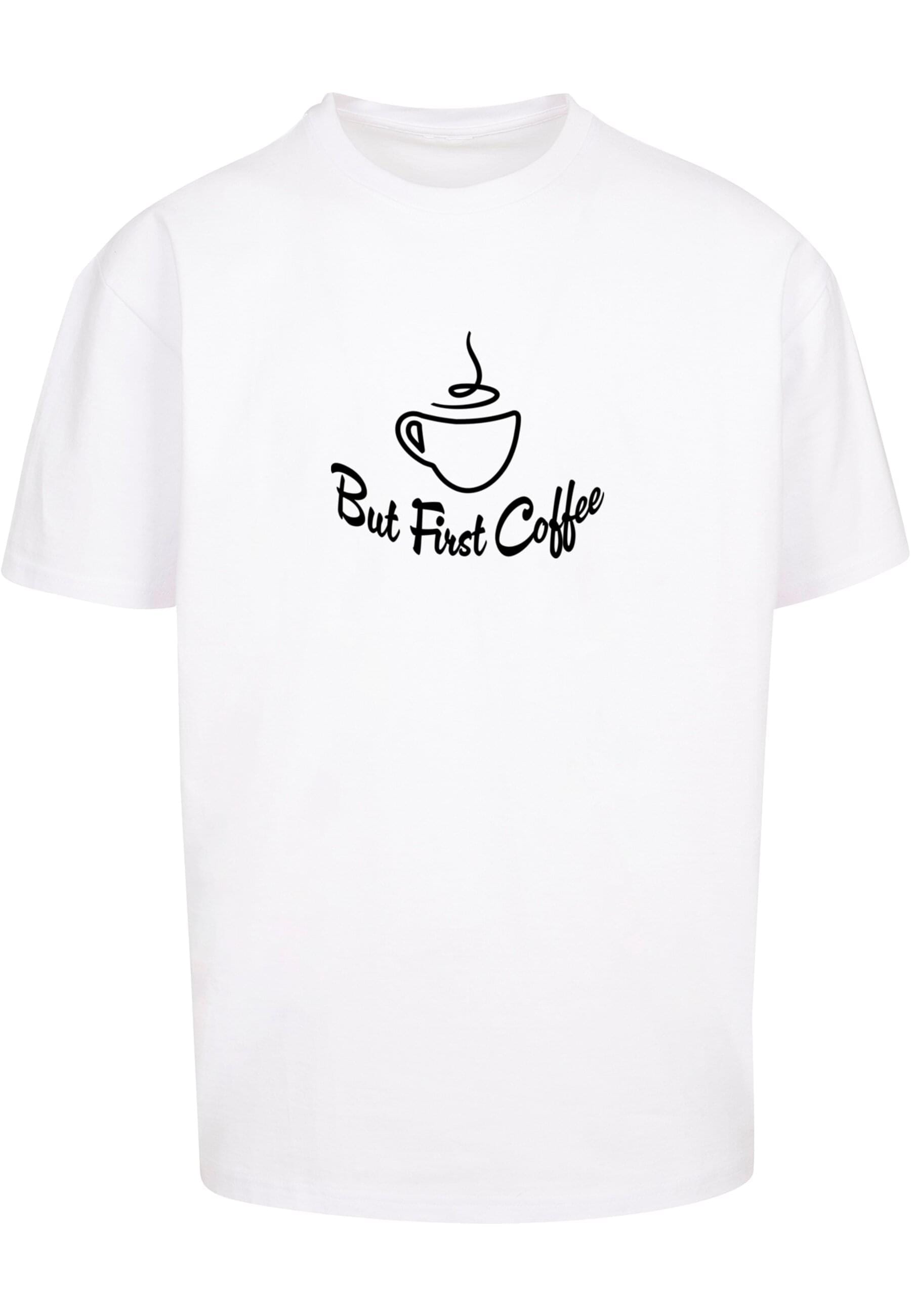 Merchcode T-Shirt "Merchcode Herren But First Coffee Heavy Oversized Tee" 1 günstig online kaufen