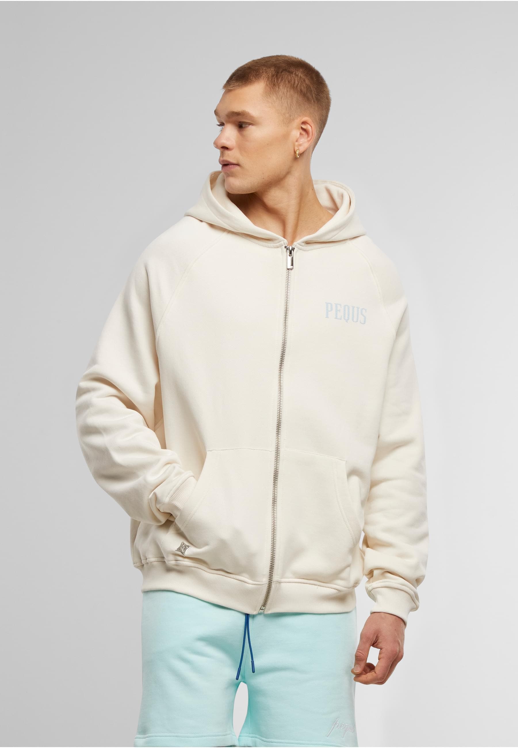 PEQUS Sweatjacke »PEQUS PEQUS Back Logo Zip-Hoodie«