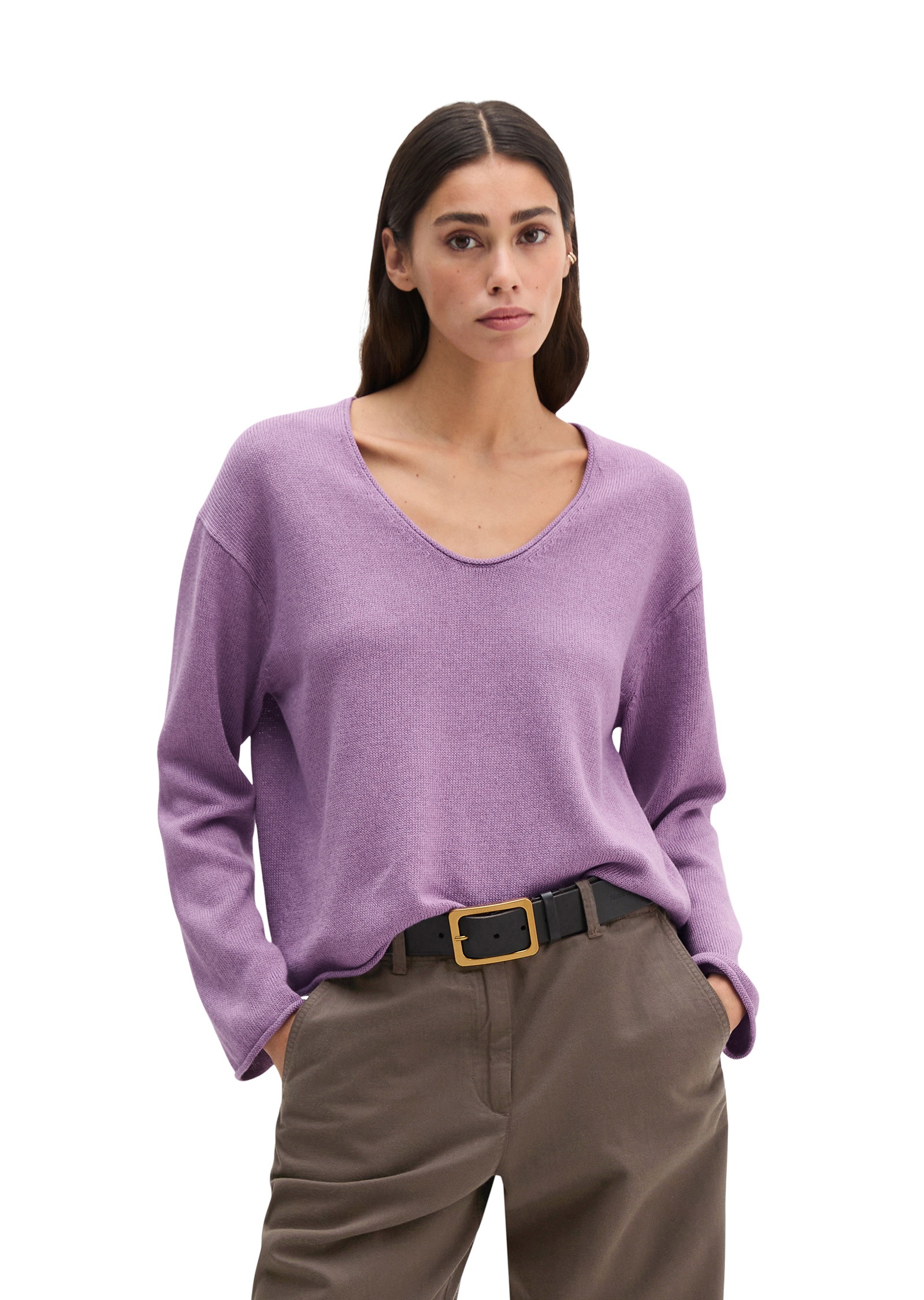 Marc OPolo Strickpullover "aus Organic Cotton-Leinen-Mix"