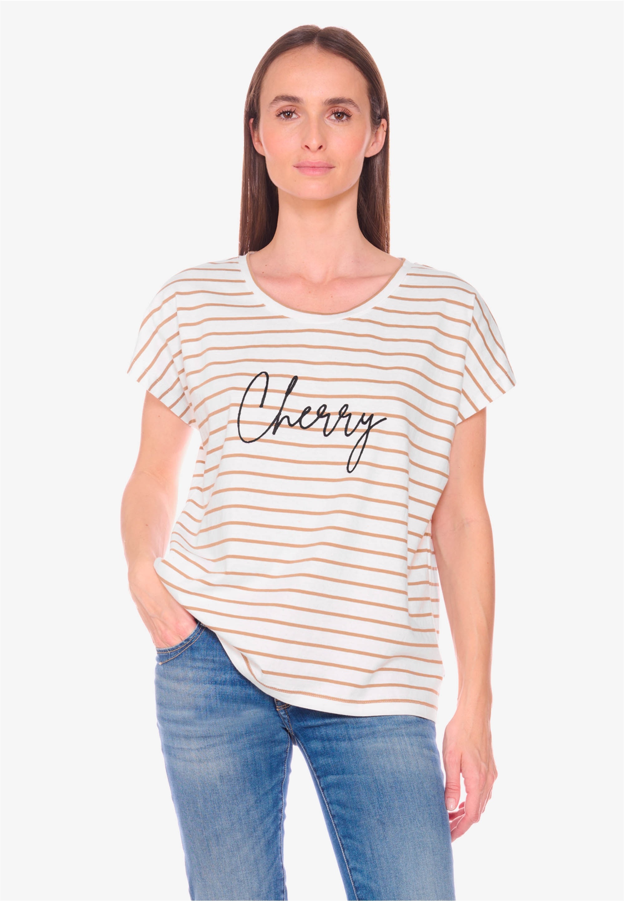 Le Temps Des Cerises T-Shirt »COTTARD«, mit stylischem Frontprint