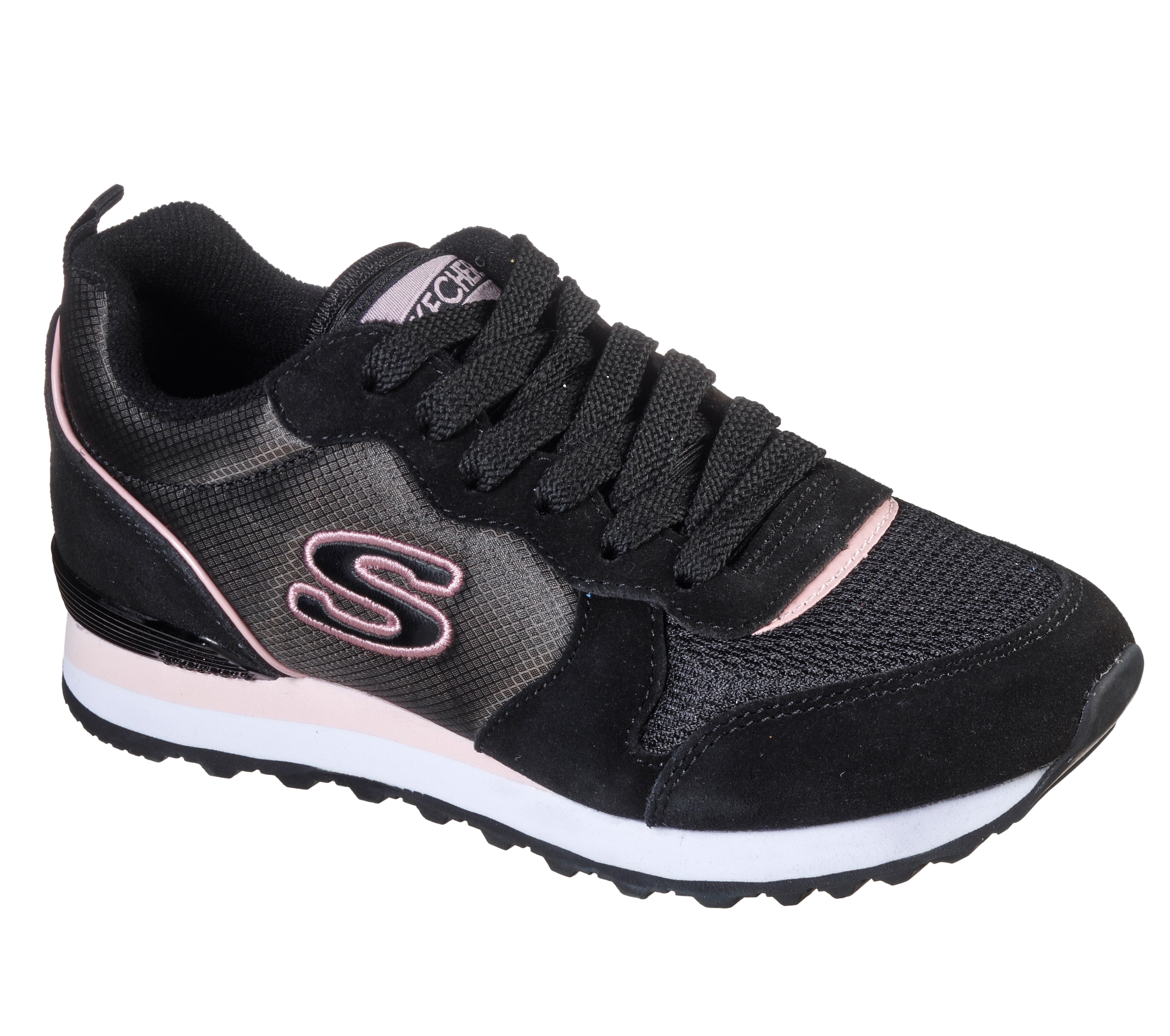 Skechers Sneaker "Nylon Quarter Lace Up Jogger", im modischen Kontrastlook, Freizeitschuh, Halbschuh, Schnürschuh