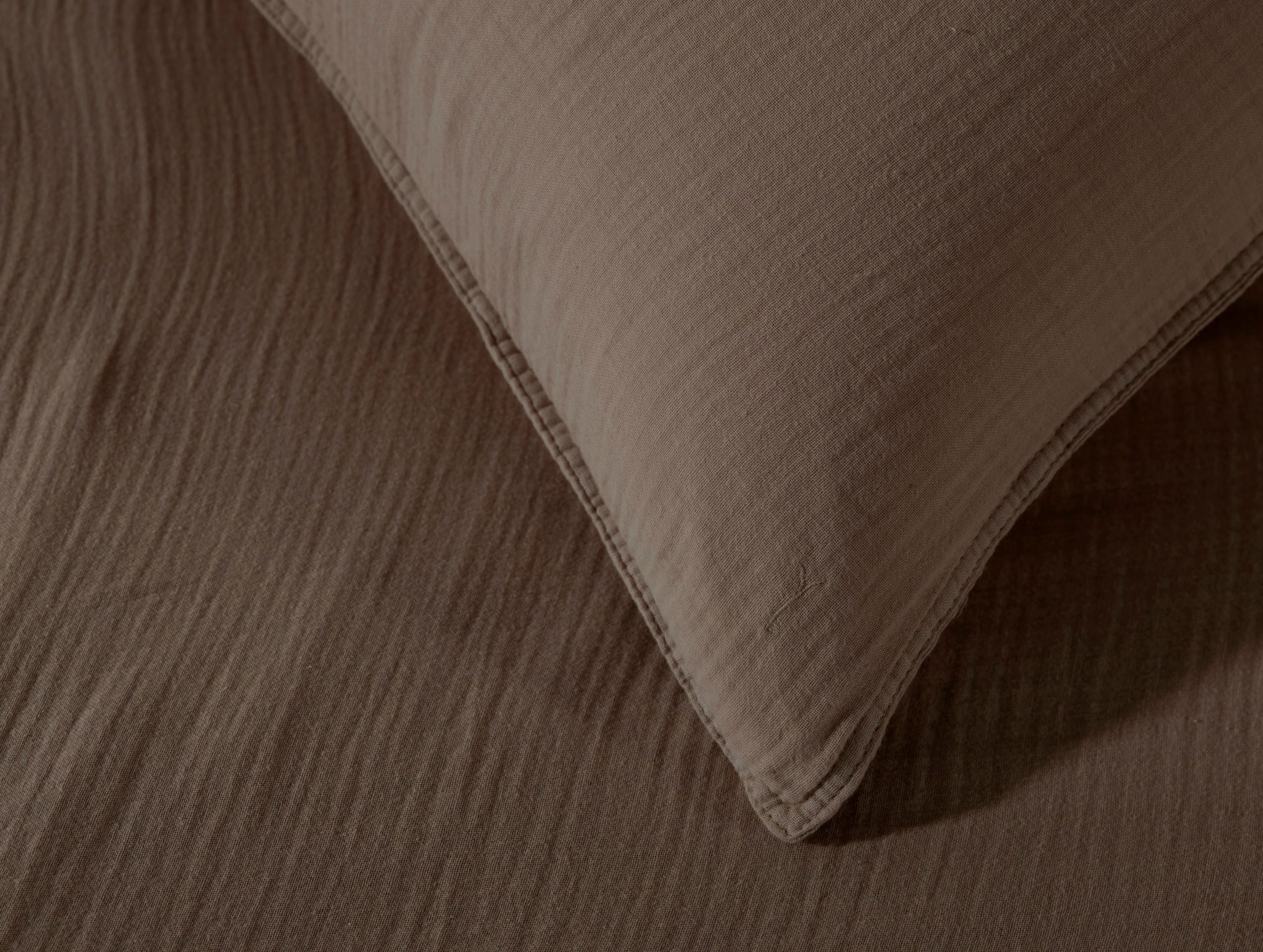 YELLOW Bettwäsche »Suite-Guadeloupe« 2 Stk. Uni Design, 100% Baumwolle ab 135x200 cm.