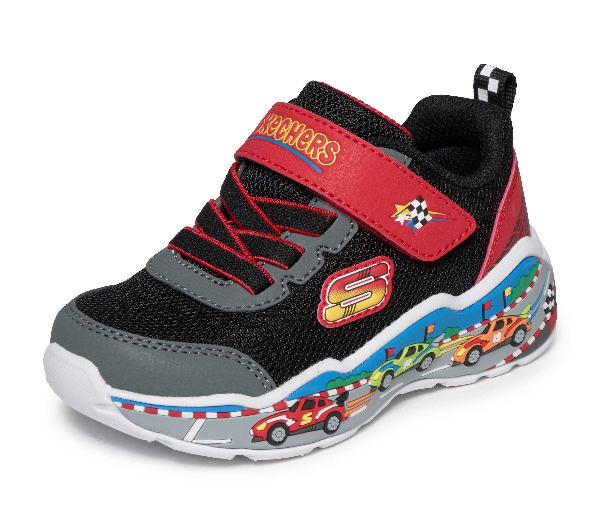 Skechers Lauflernschuh "PLAY SCENE" Freizeitschuh mit bedruckter Sohle, Größenschablone zum Download