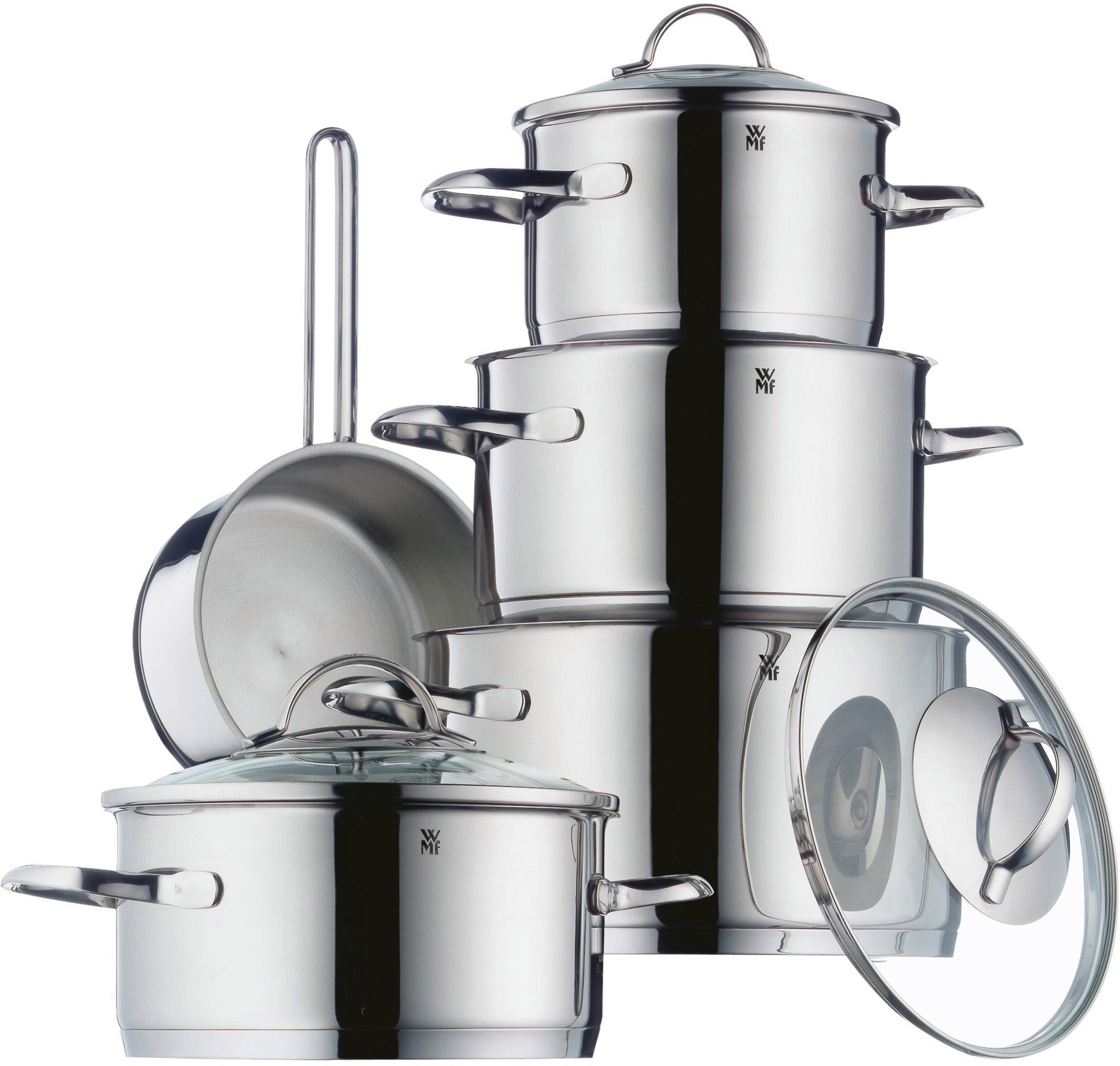 WMF Topf-Set »Provence Plus«, Cromargan® Edelstahl Rostfrei 18/10, (Set, 9  tlg.), Induktion, Glasdeckel, 9 Teile kaufen | BAUR