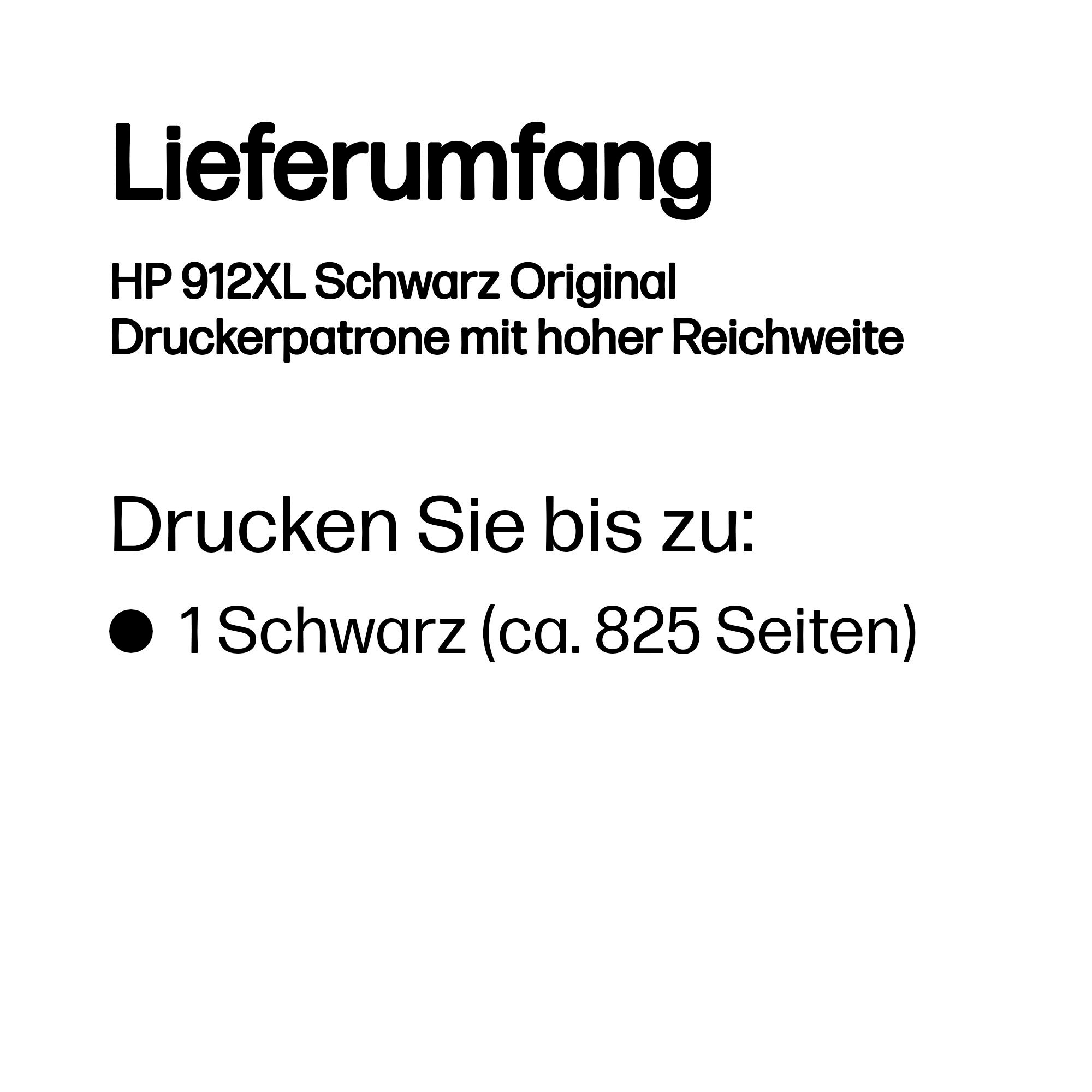 HP Tintenpatrone »912XL«