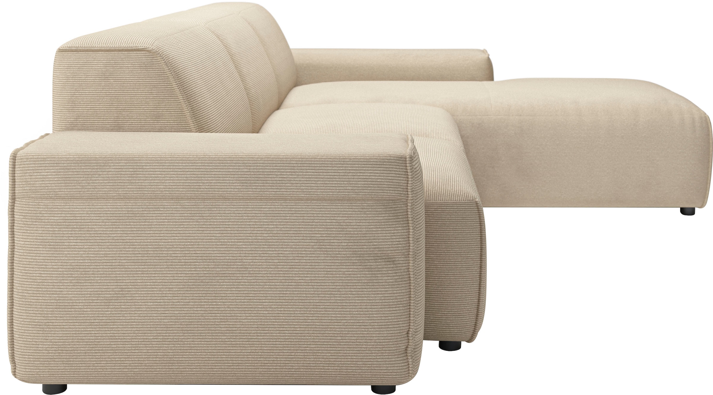 andas Ecksofa »Glimminge L-Form auch in Breitcord, Feincord + Easy care-Bezug,«, Breite 264, Zierkissen