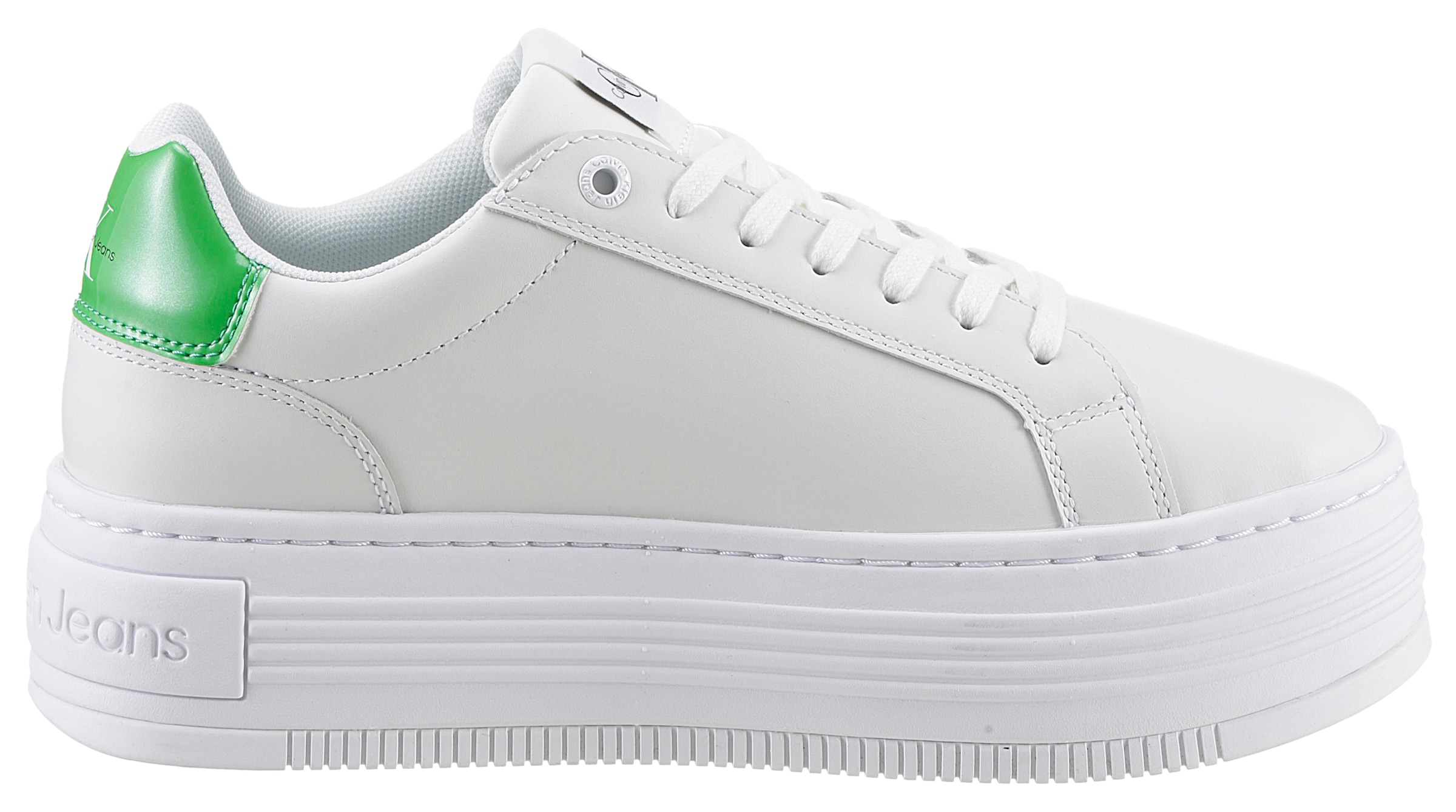 Calvin Klein Jeans Plateausneaker »BOLD PLATF LOW LACE LTH ML MET 