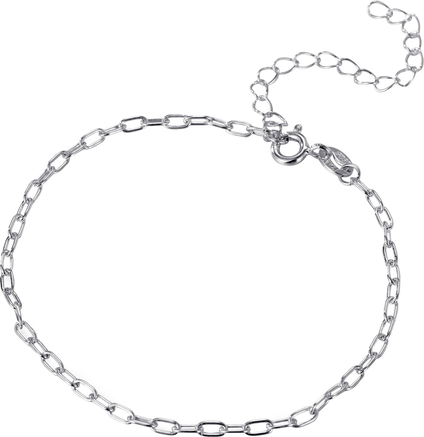 Firetti Silberkette »Schmuck Geschenk Silber Armband Kette Fußkette Bauchkette Ankerglieder«, in verschiedenen Längen erhältlich