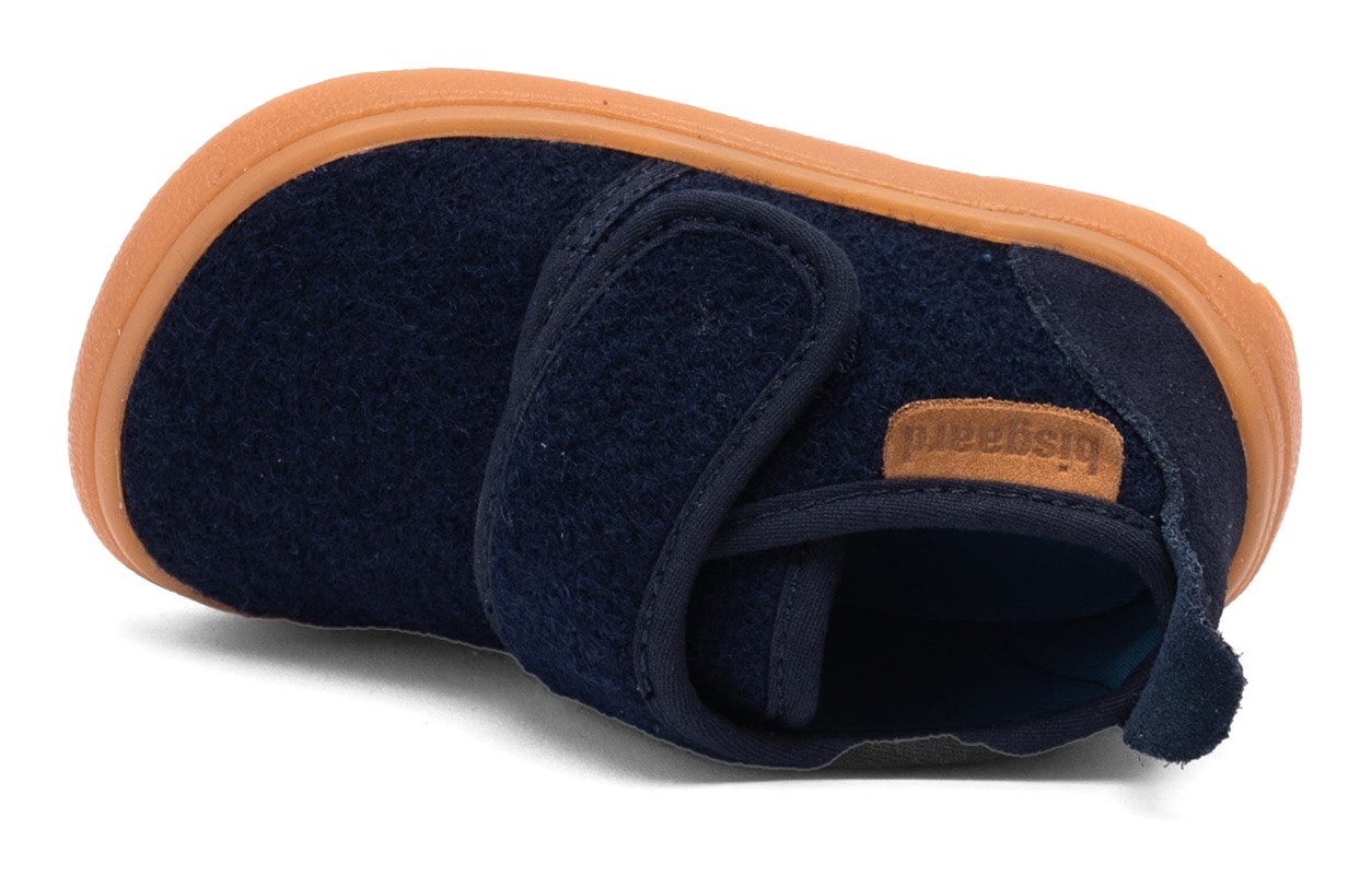 Bisgaard Barfußschuh »barefoot basic«, Hausschuh mit Klettverschluss, Größenschablone zum Download