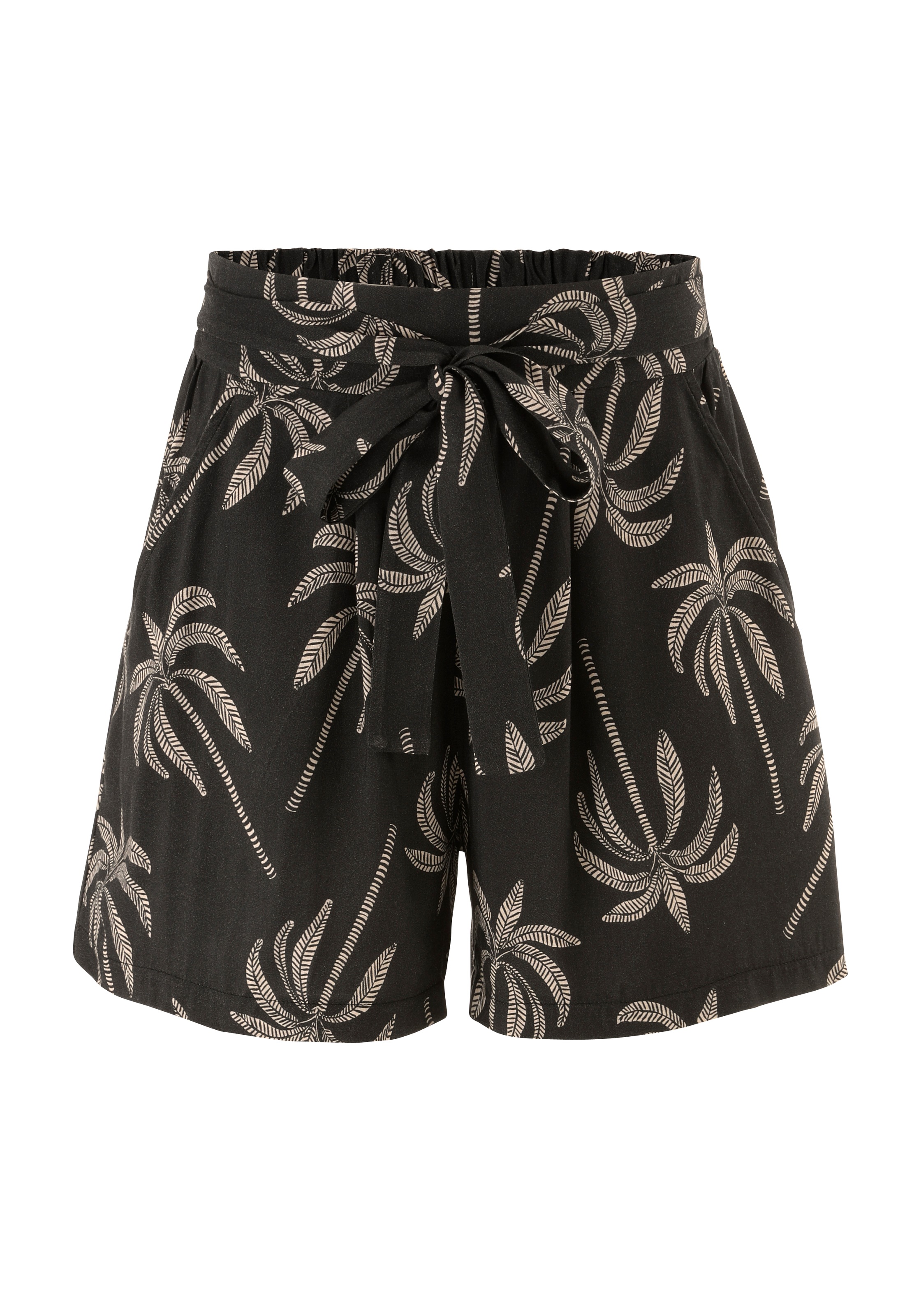 Aniston CASUAL Shorts  mit Palmen bedruckt - jedes Teil ein Unikat - NEUE KOLLEKTION