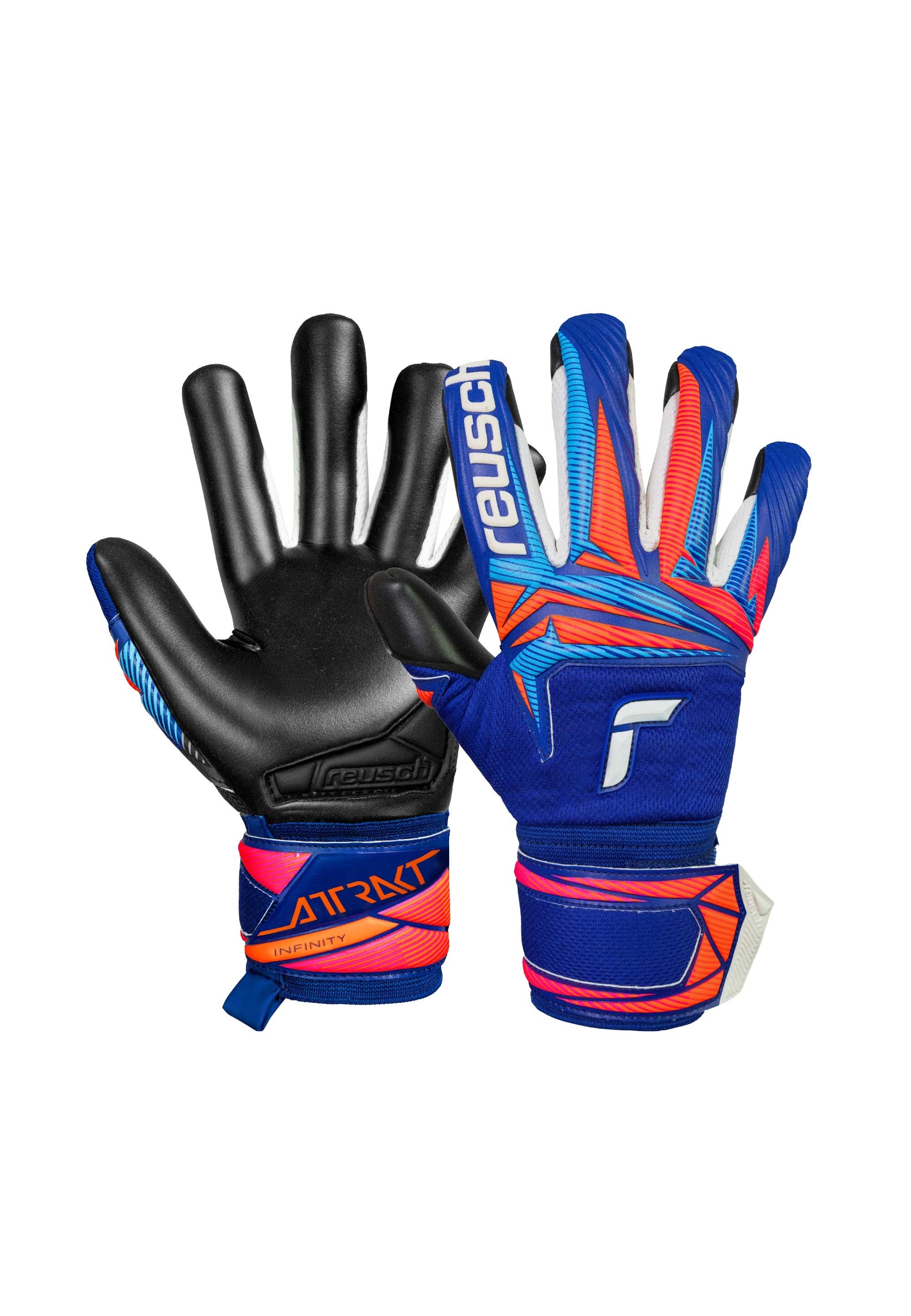 Reusch Torwarthandschuhe "Attrakt Infinity Evolution NC" mit atmungsaktiven Mesh-Einsätzen