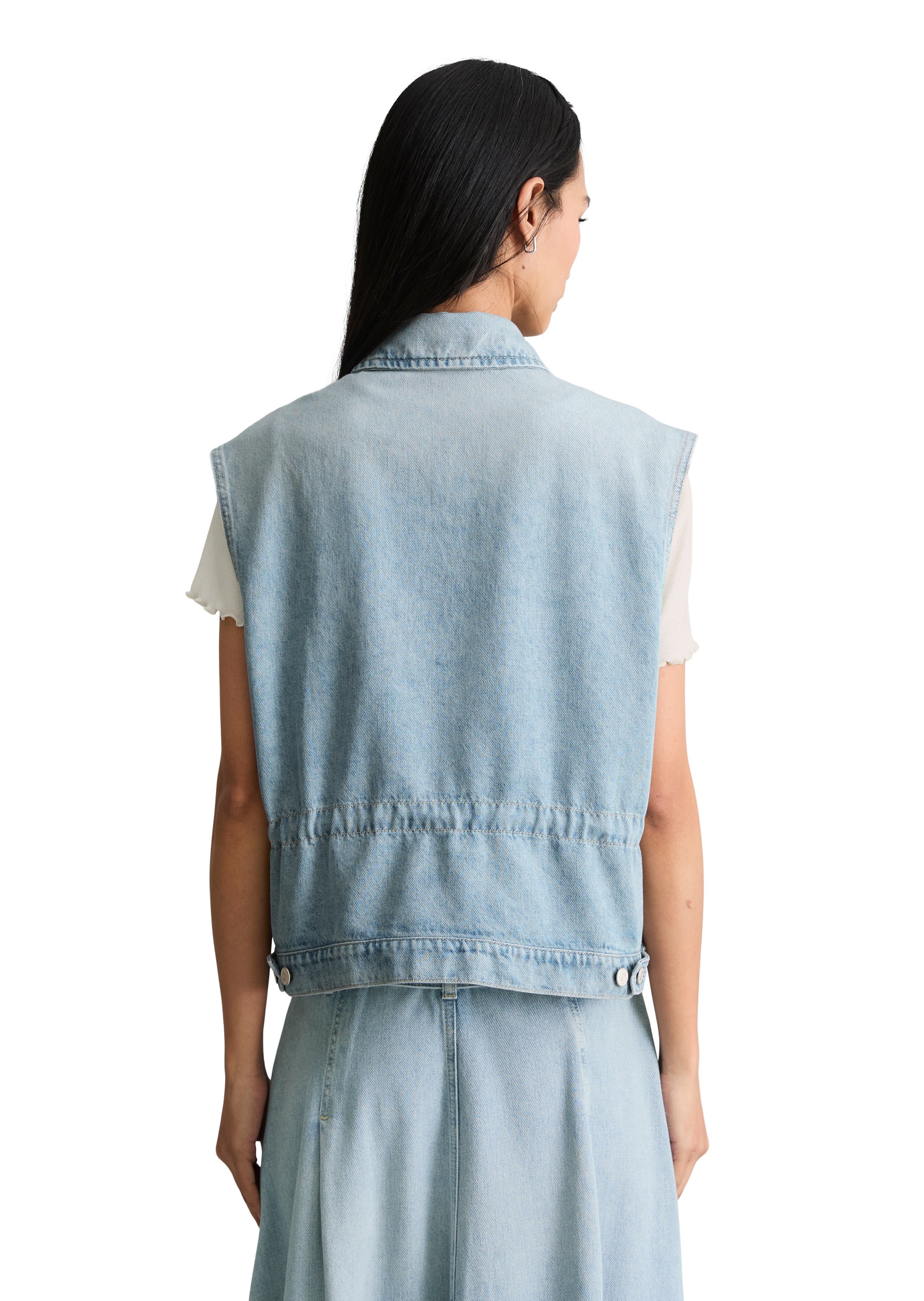 Marc O'Polo DENIM Jeansweste »mit Taillen-Tunnelzug«