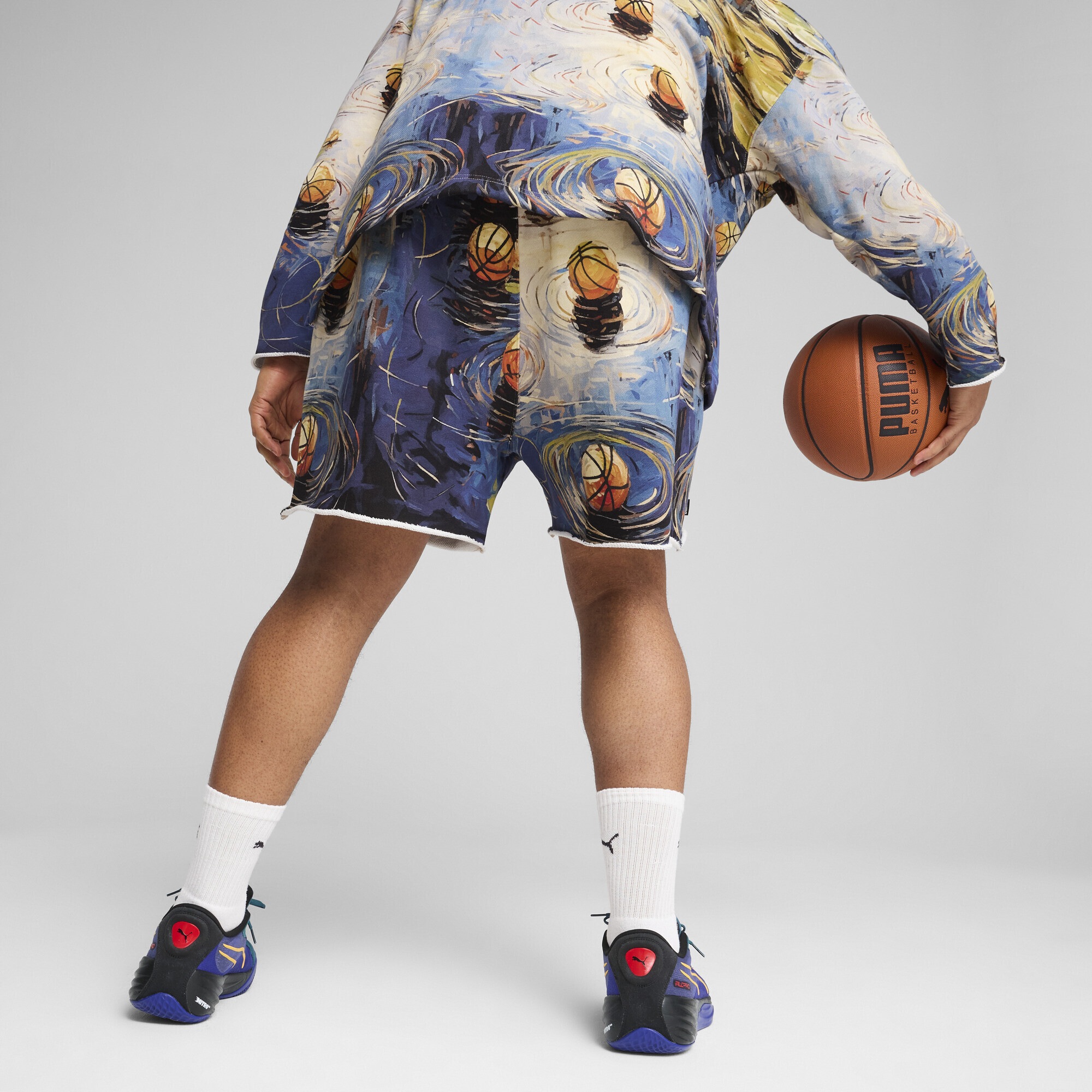 PUMA Shorts »Dylan Exhibit Terry Basketballshorts Herren«