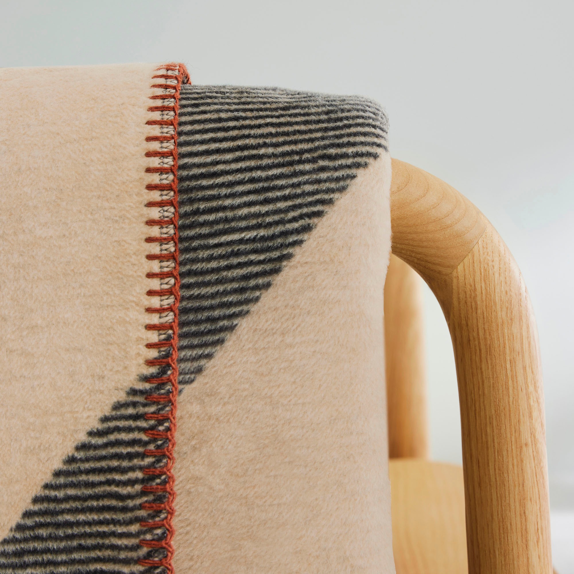 IBENA »Jacquard Decke BAUR | im Streifen-Design s.Oliver«, Wohndecke