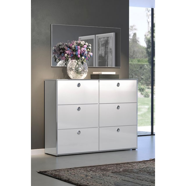 Places of Style Highboard »Imperia«, elegante Hochglanzoptik aus Italien |  BAUR