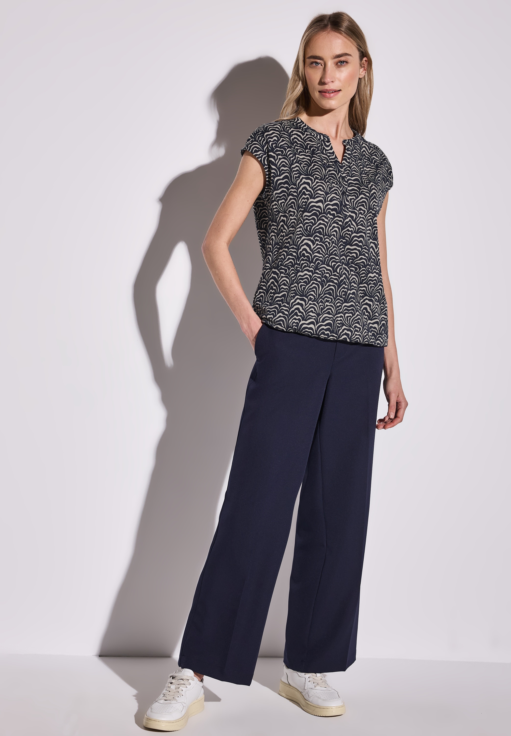STREET ONE Blusenshirt, aus reiner Baumwolle