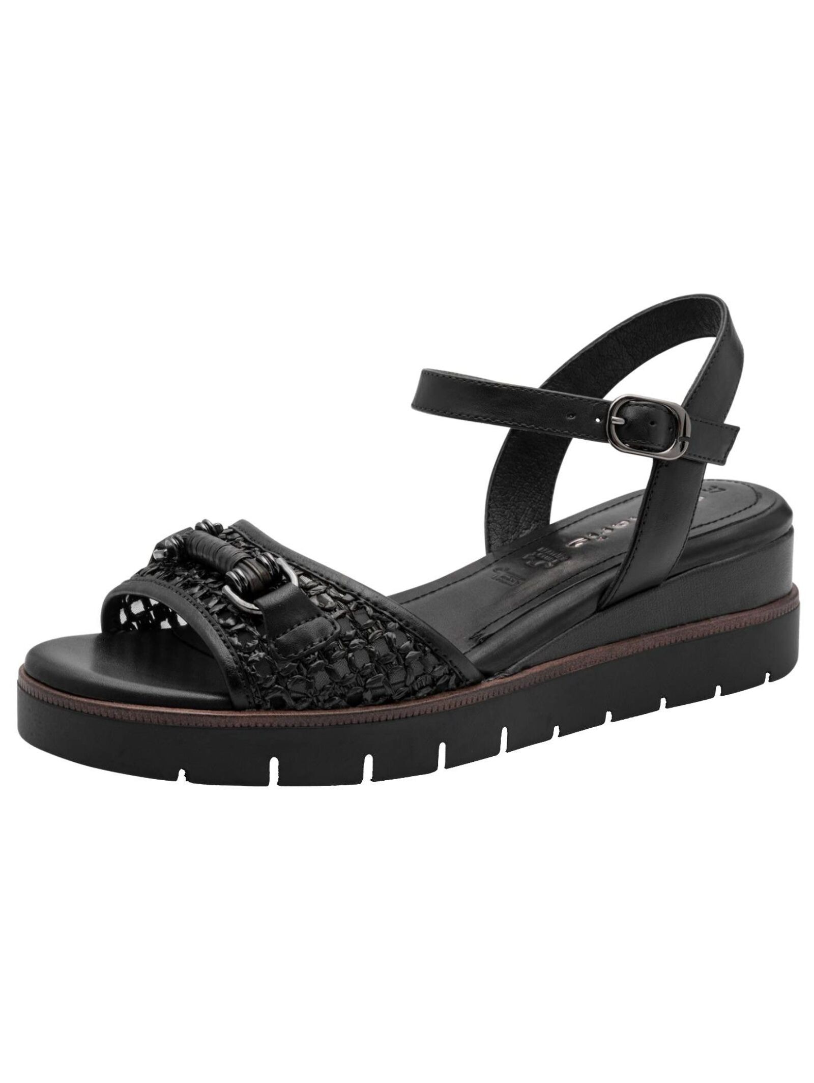 Tamaris Keilsandalette "Tamaris Sandalen Leder/Textil" günstig online kaufen