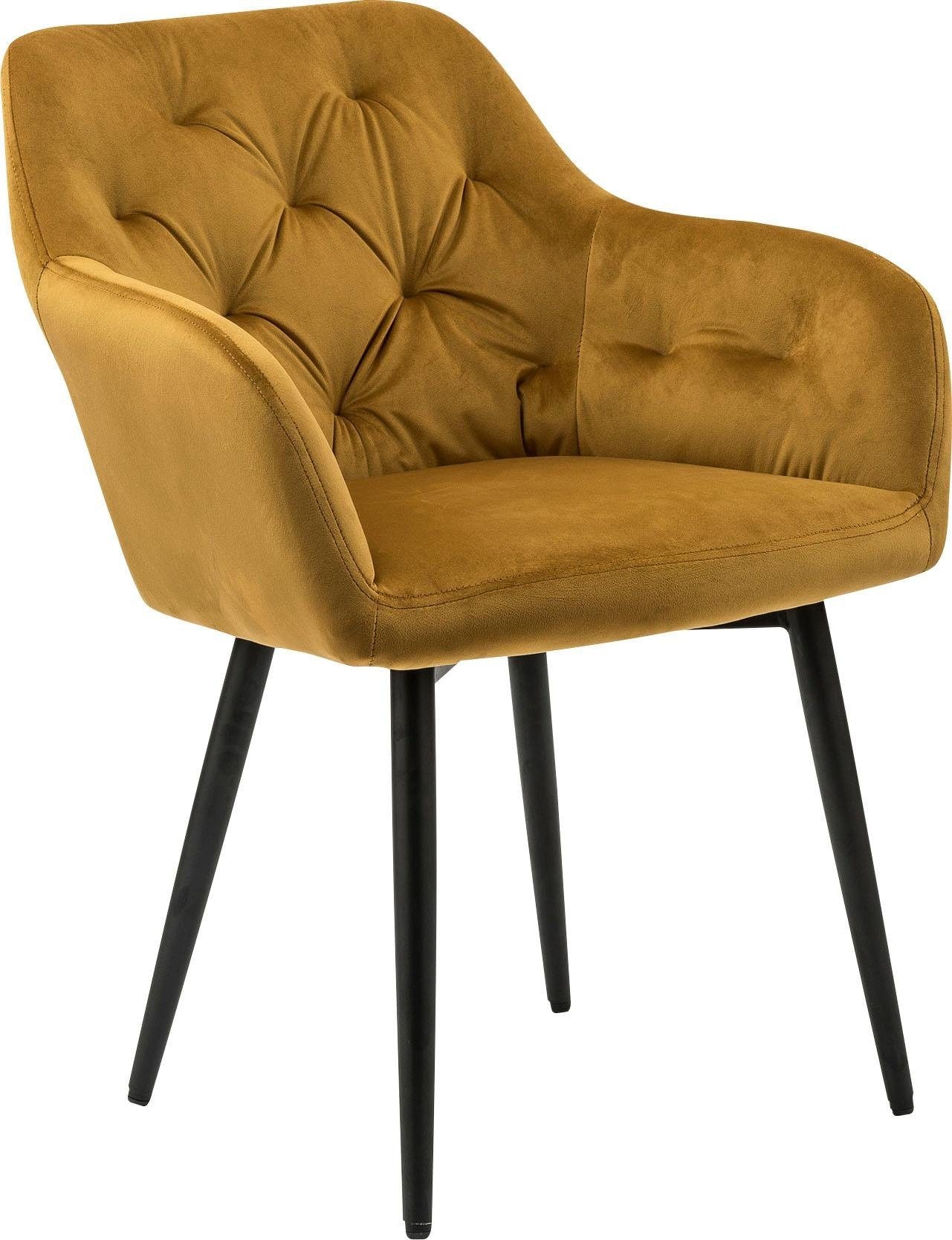 SalesFever Esszimmerstuhl "Coventry Komfortabler Polstertuhl im eleganten S günstig online kaufen