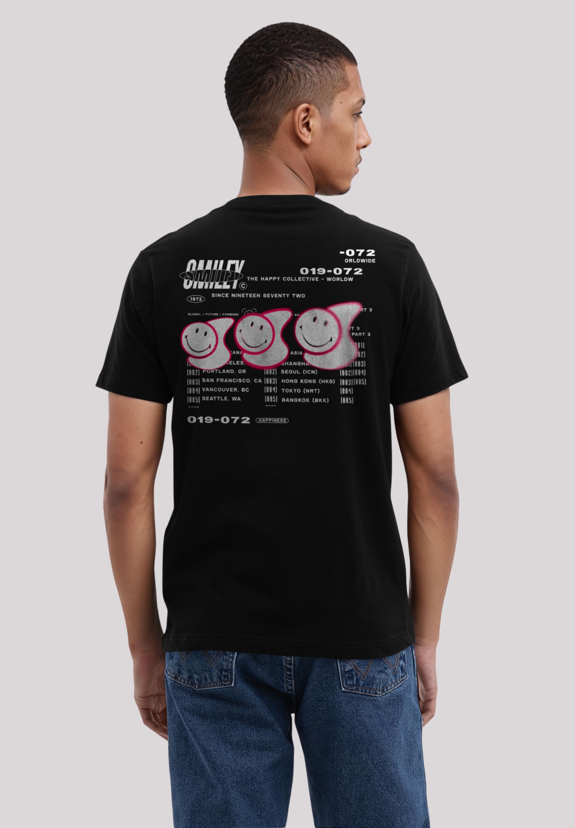 F4NT4STIC T-Shirt »Smiley Originals The Happy Collective Streetwear«, Premium Qualität