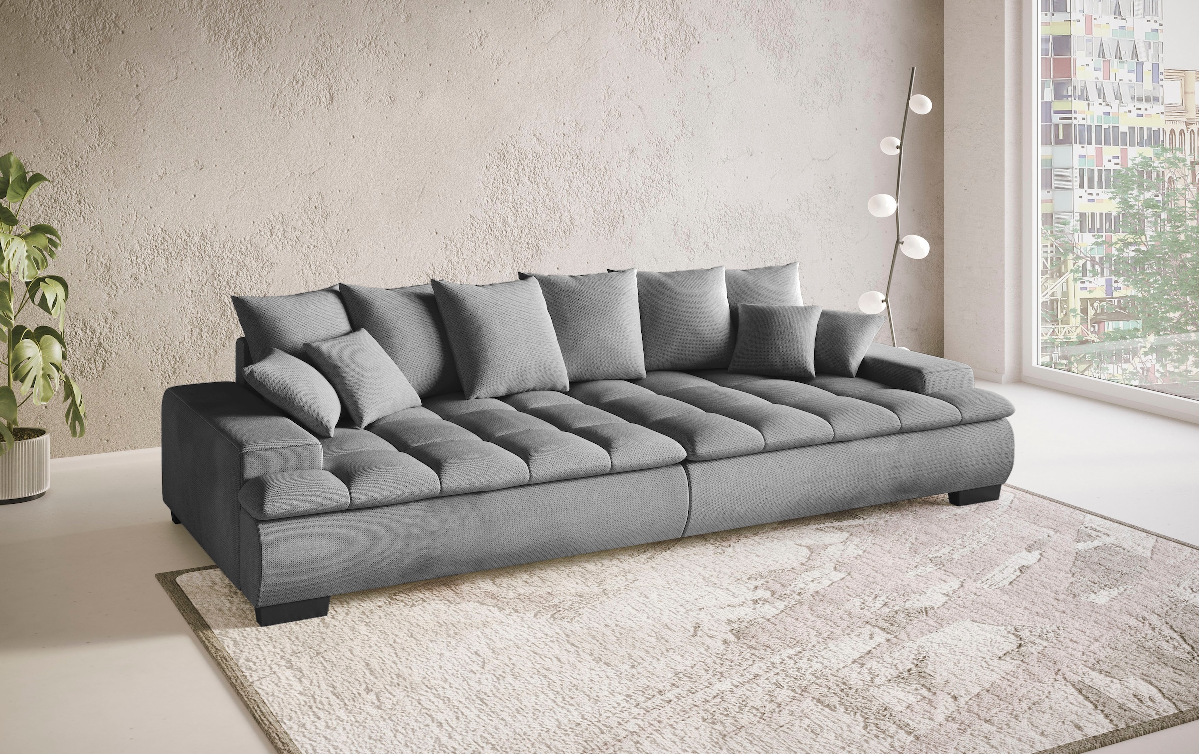 INOSIGN Big-Sofa "Haiti II", mit Kaltschaumpolsterung, bis 140 kg belastbar günstig online kaufen